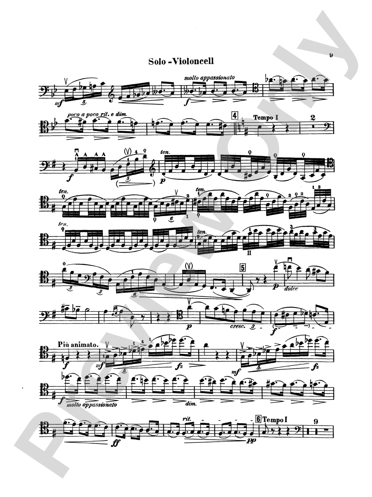Dvorák: Cello Concerto, Op. 104 in B Minor: Cello Book