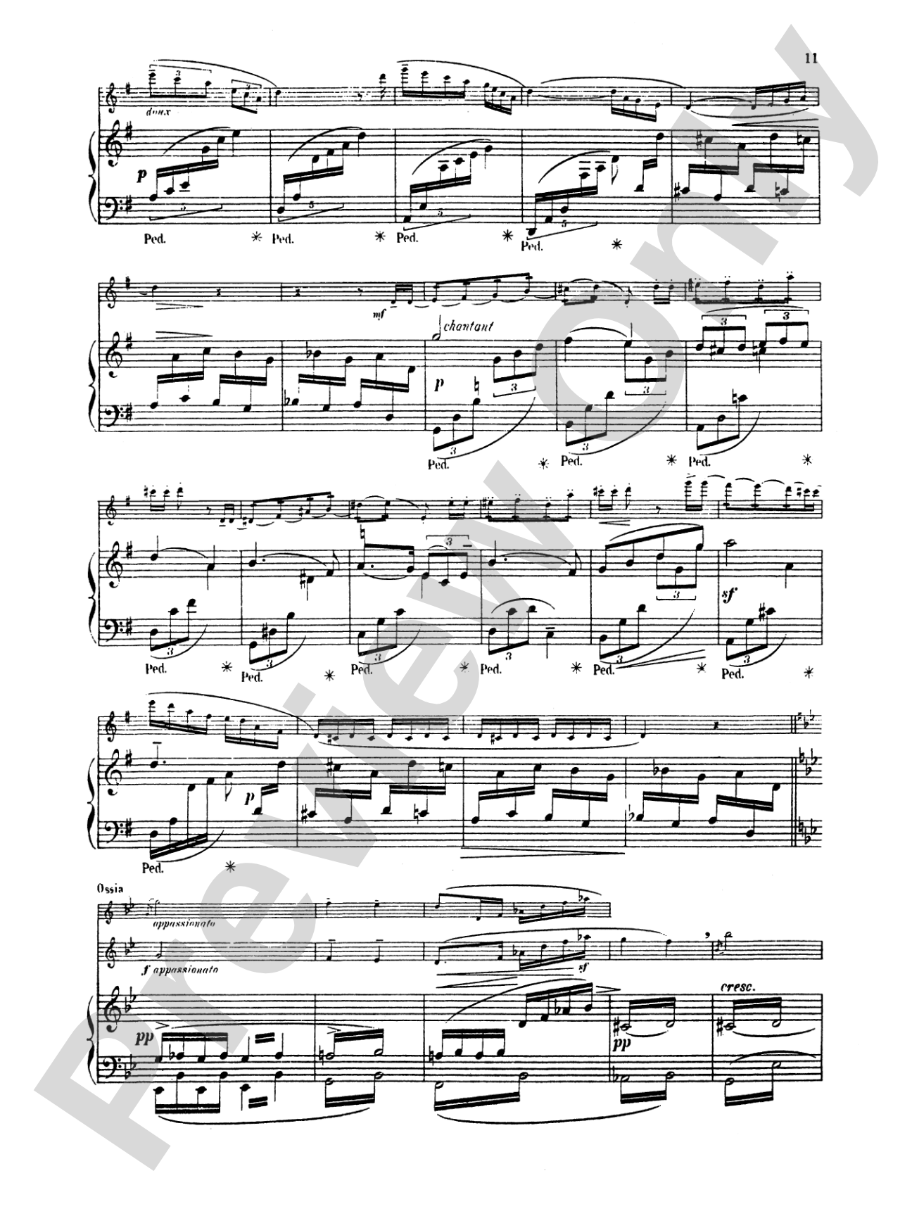 Enesco: Cantabile and Presto: Flute Part(s)