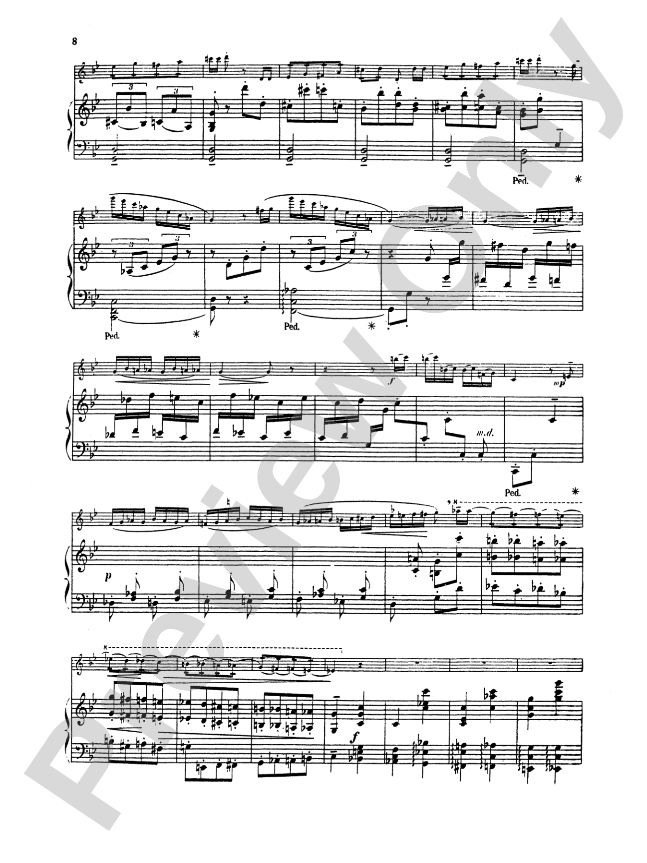 Enesco: Cantabile and Presto: Flute Part(s)