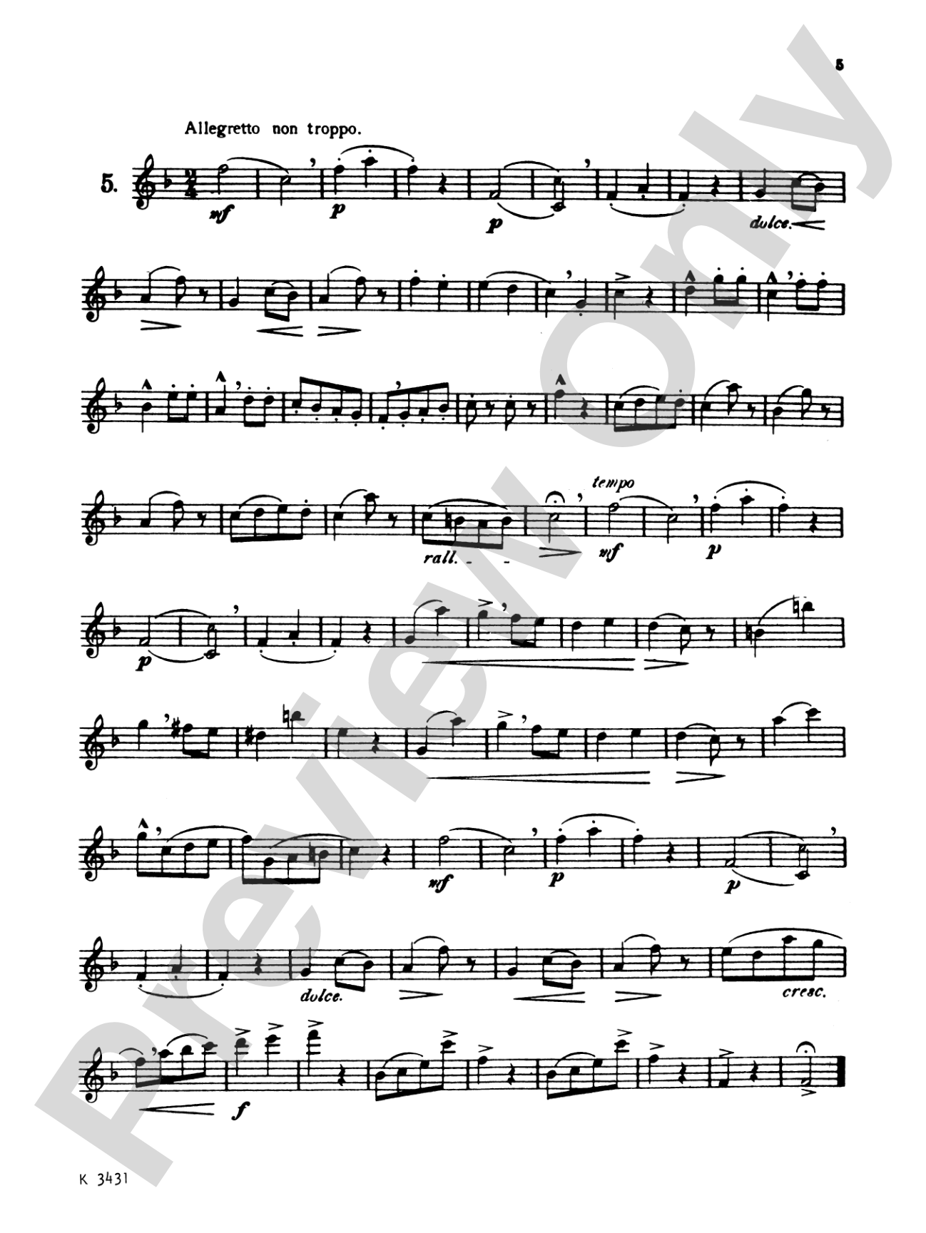 Gariboldi: Thirty Easy and Progressive Studies, Volume I (Nos. 1-15)