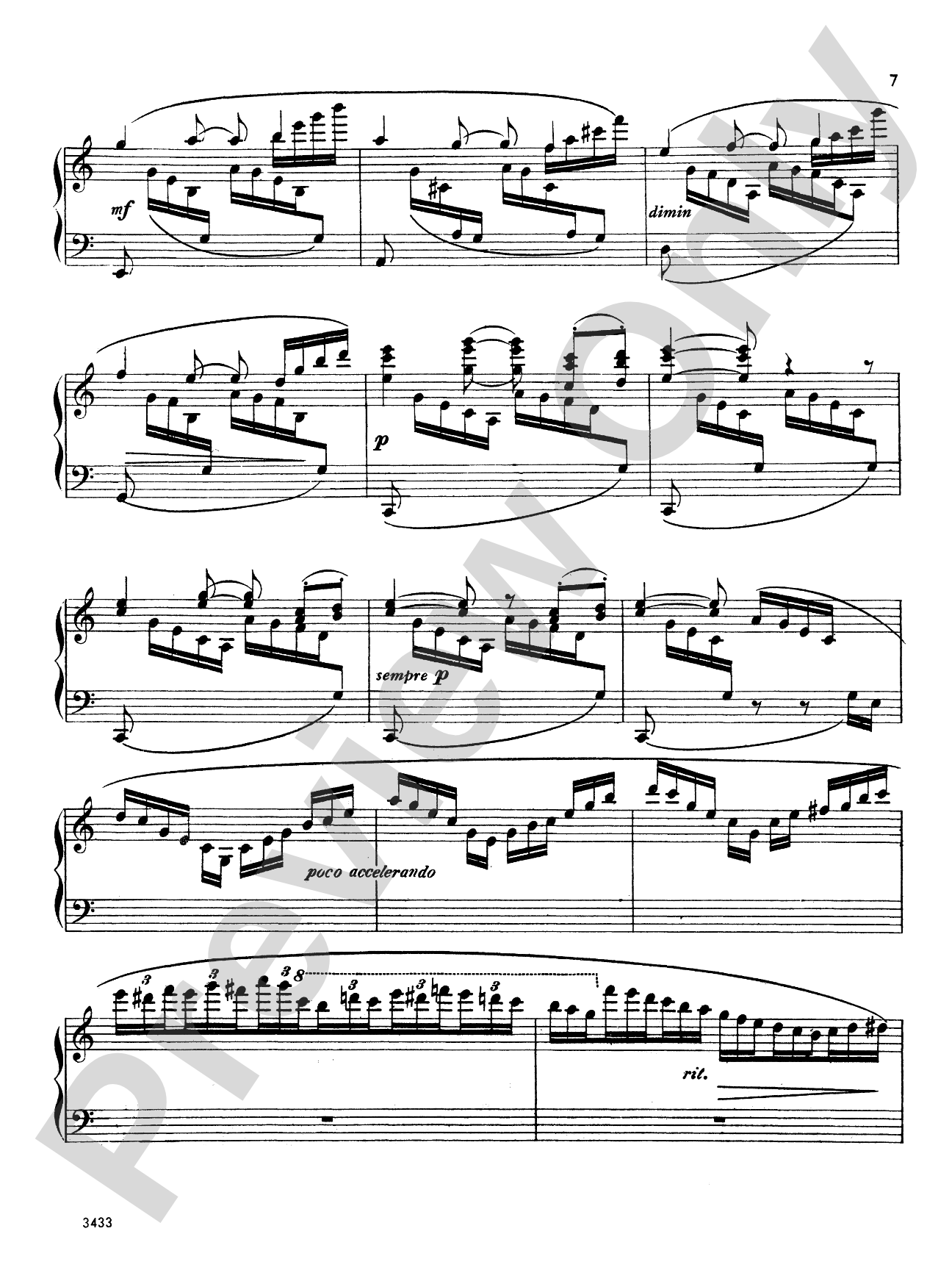 Fauré: Six Barcaroles: Piano Book