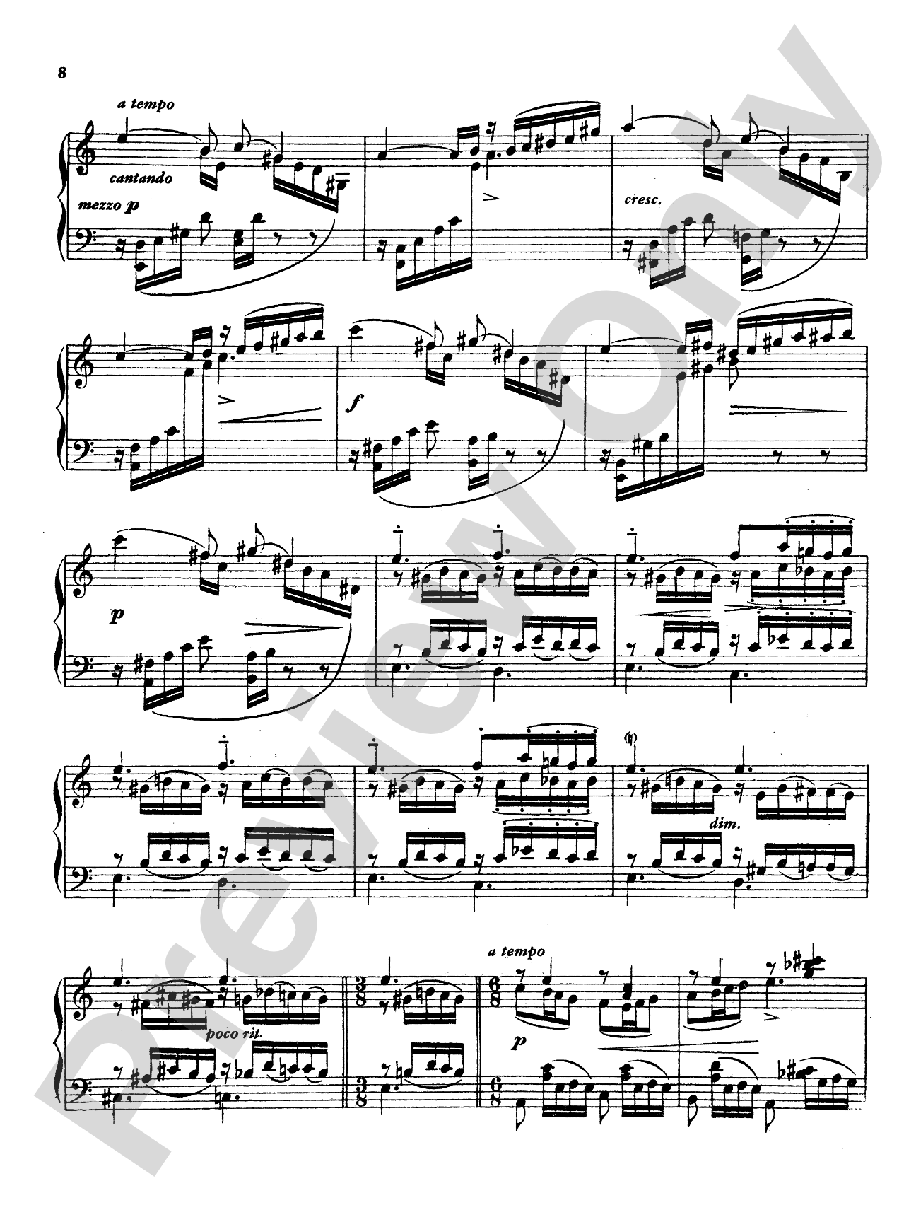 Fauré: Six Barcaroles: Piano Book