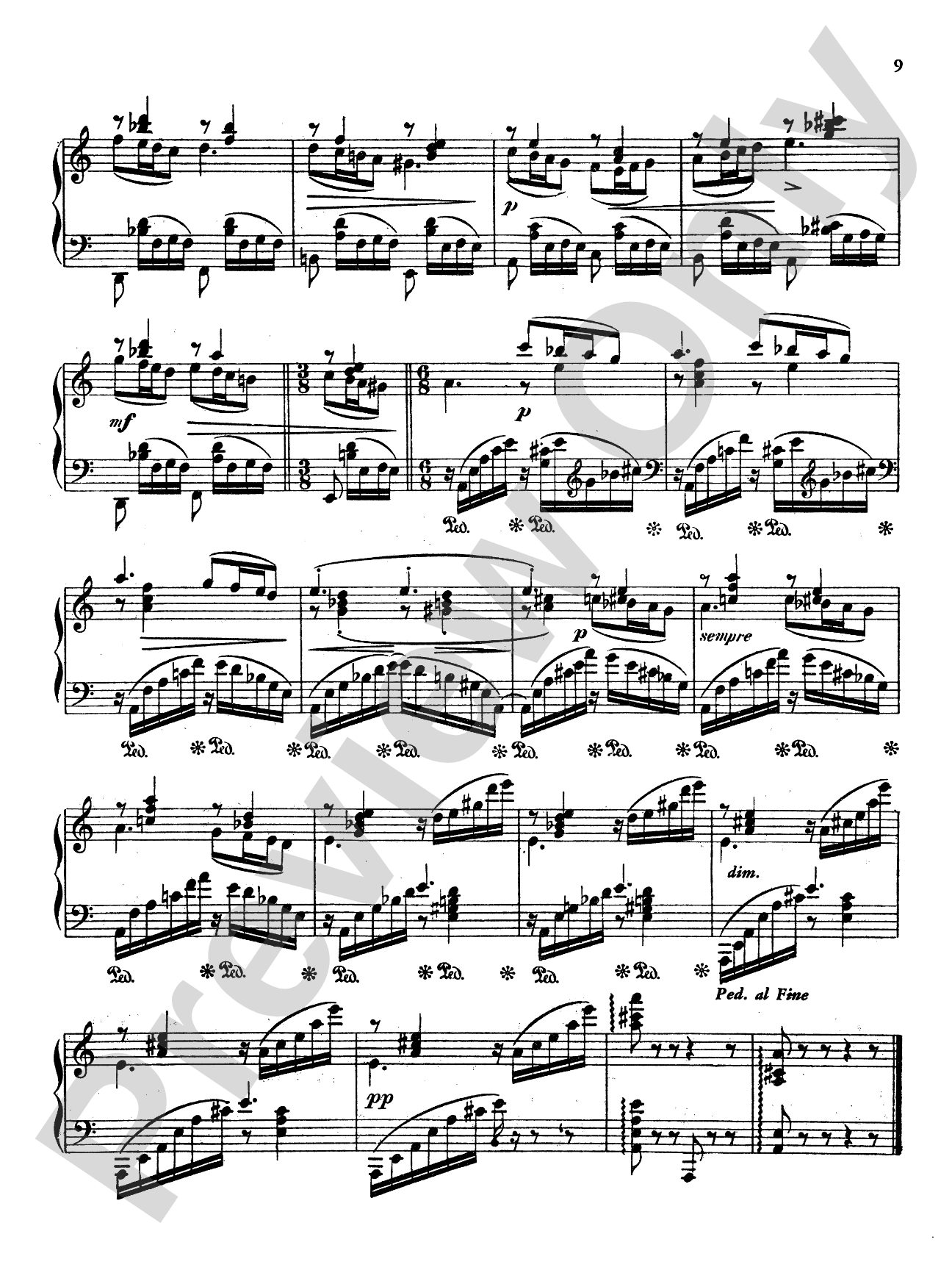 Fauré: Six Barcaroles: Piano Book