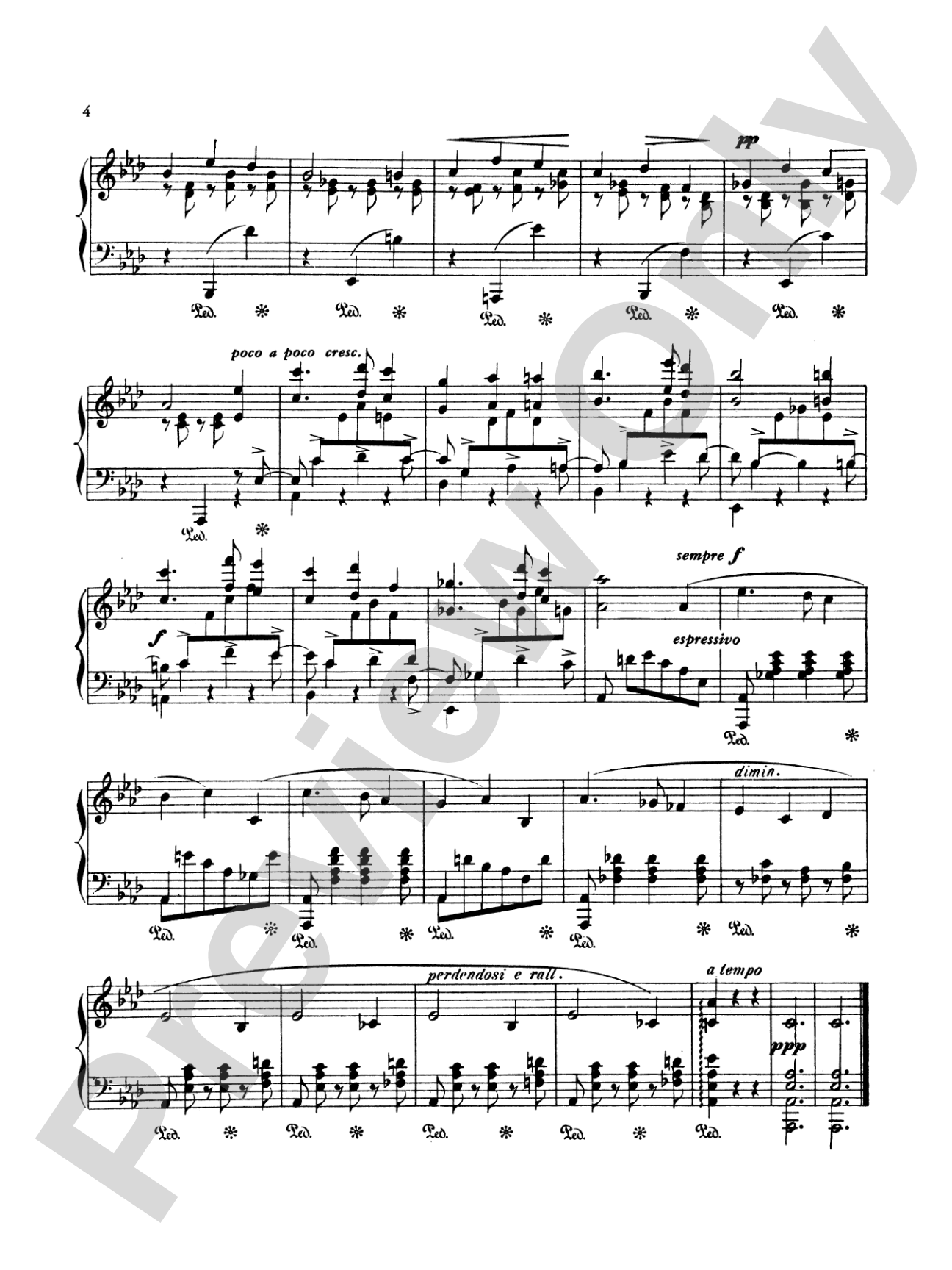 Fauré: Romance sans Paroles: Piano