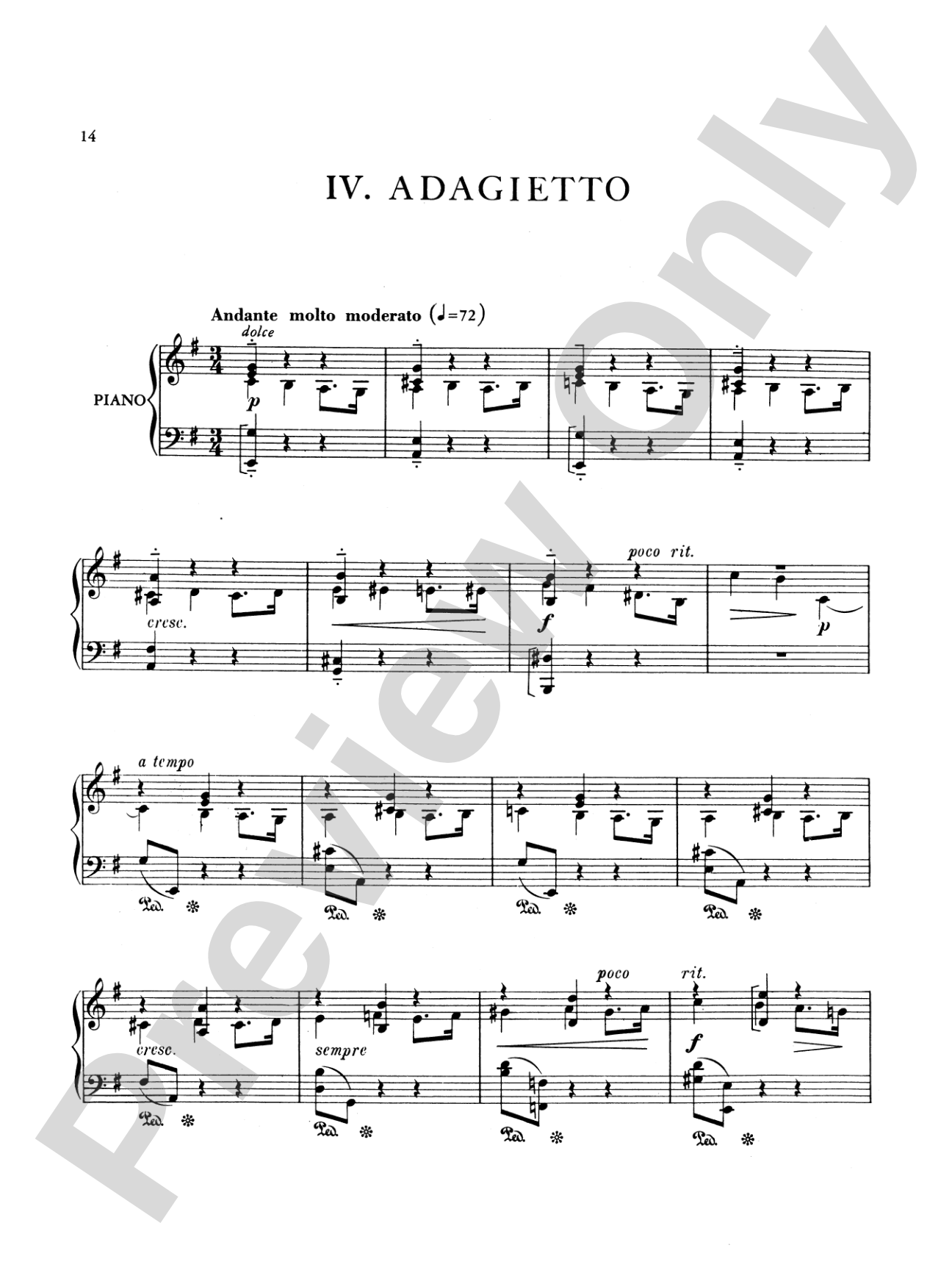 Fauré: Pièces Brèves, Op. 84