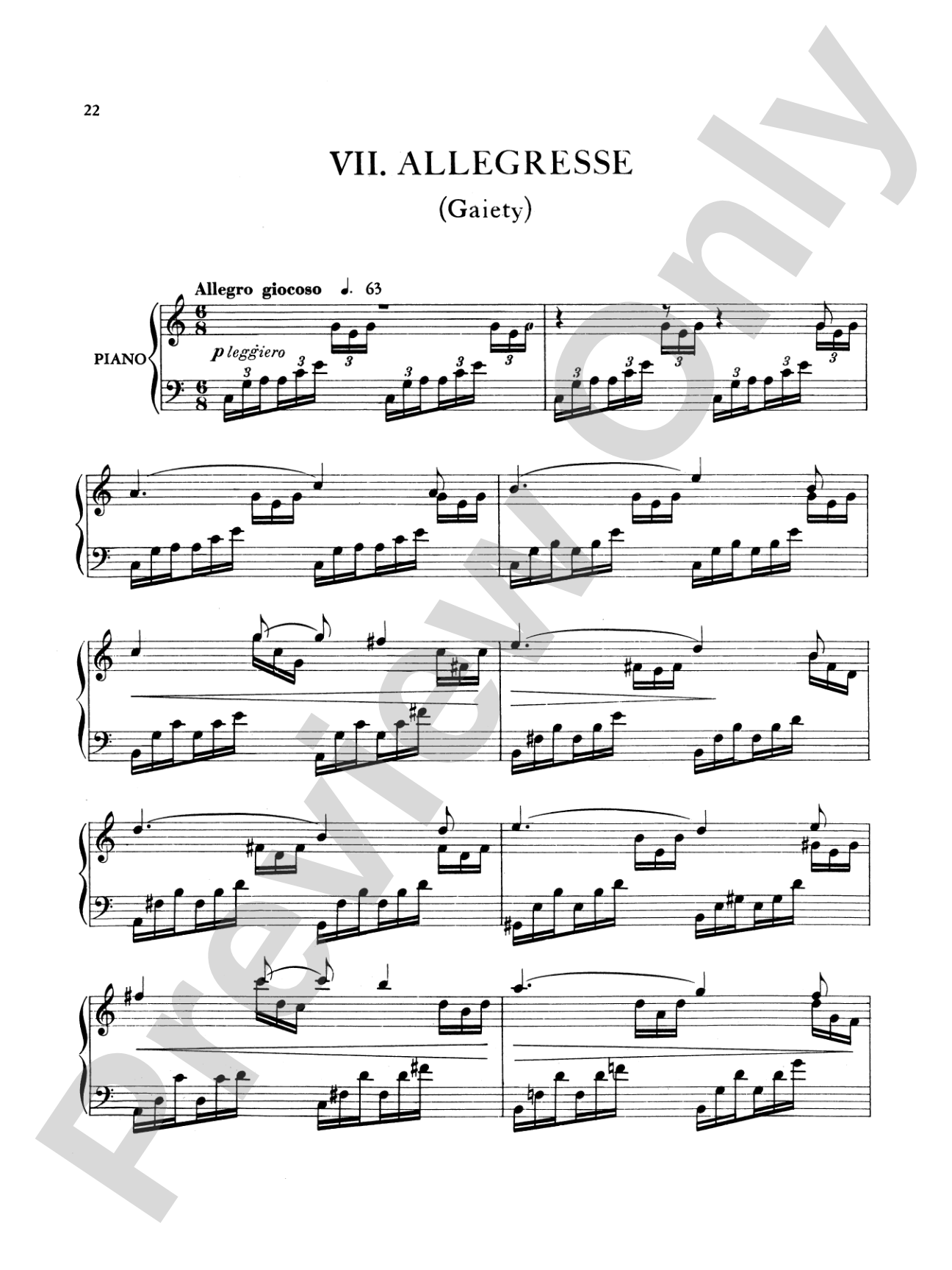 Fauré: Pièces Brèves, Op. 84