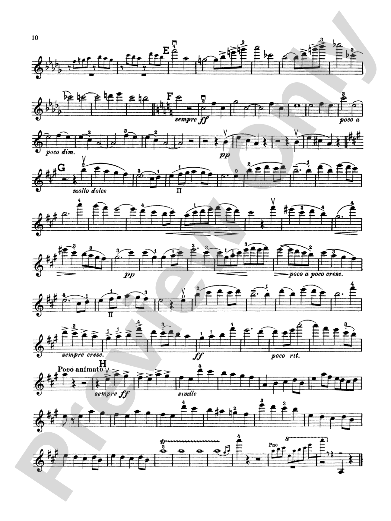 Franck: Sonata in A Major: Violin Book