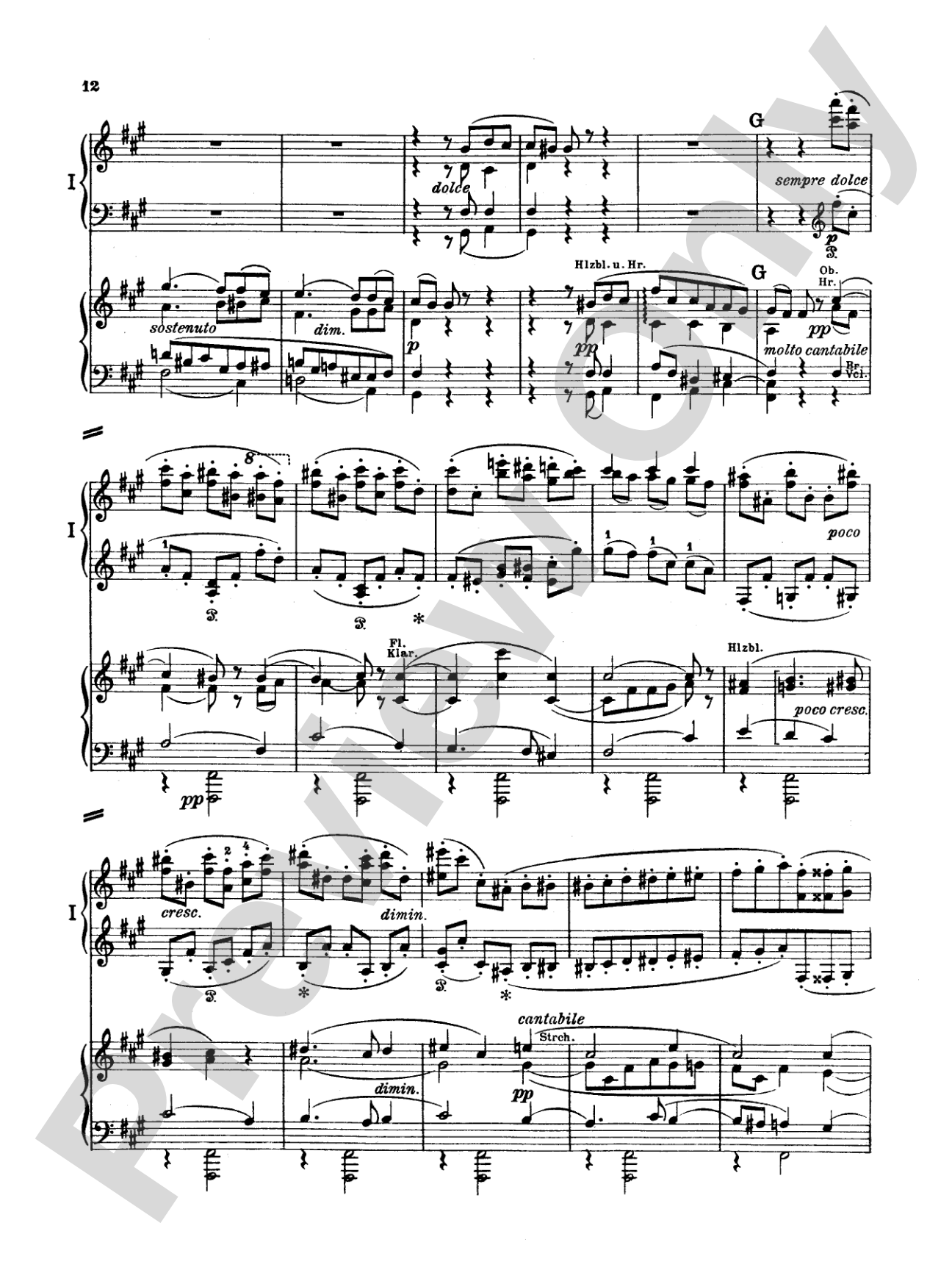 Brahms: Symphonic Variations: Piano Duo (2 Pianos, 4 Hands) Book (2 copies required)