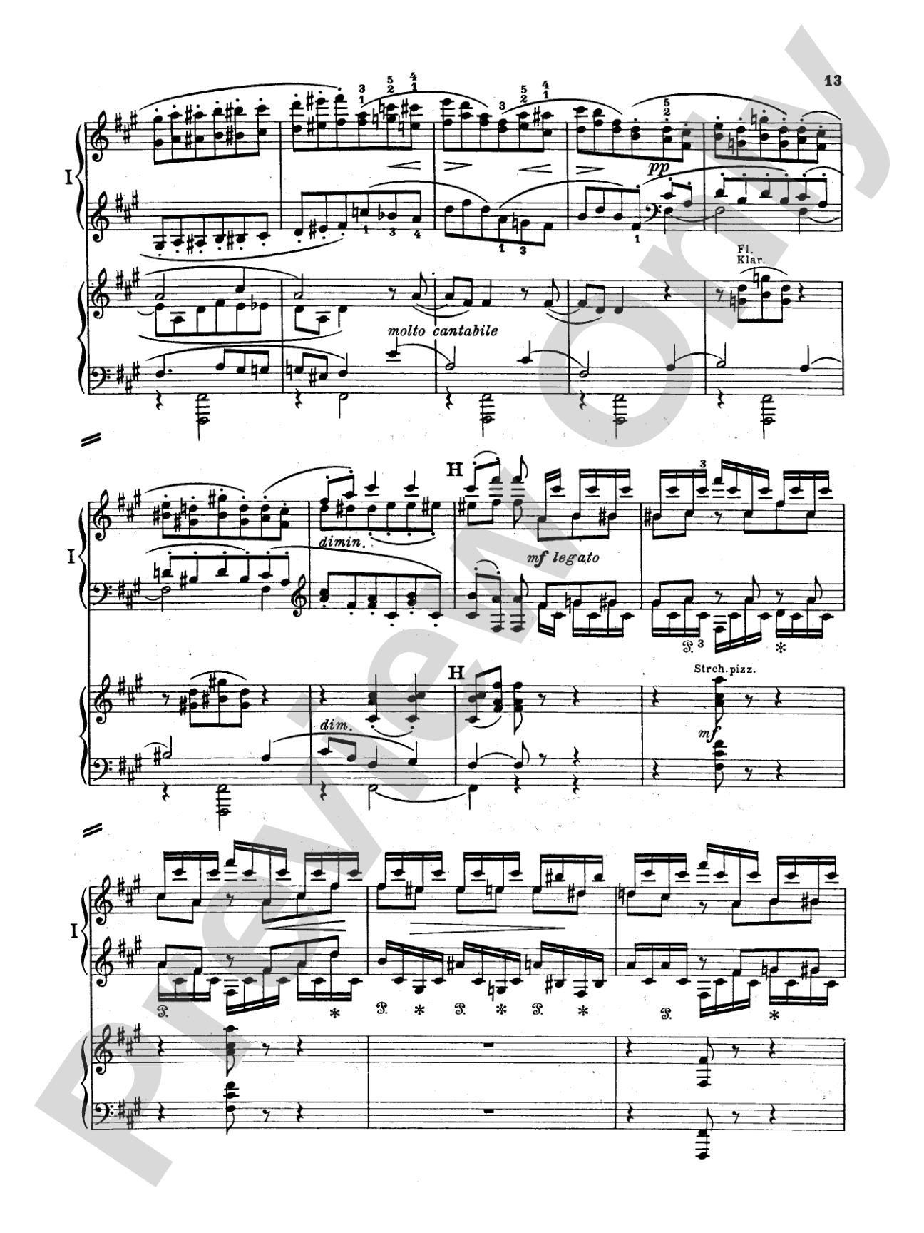 Brahms: Symphonic Variations: Piano Duo (2 Pianos, 4 Hands) Book (2 copies required)