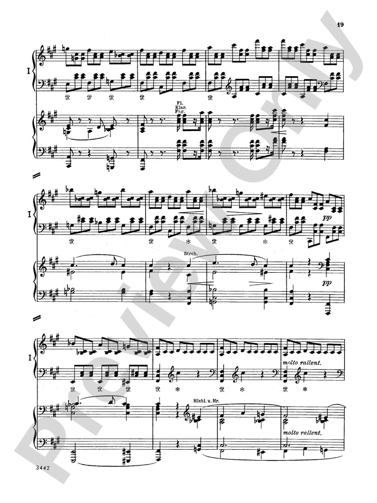 Brahms: Symphonic Variations: Piano Duo (2 Pianos, 4 Hands) Book (2 copies required)