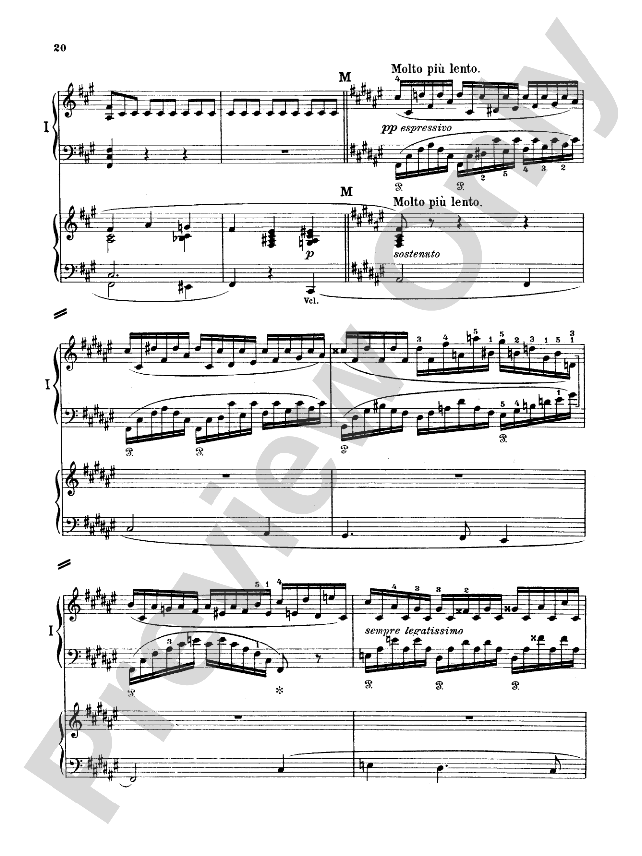 Brahms: Symphonic Variations: Piano Duo (2 Pianos, 4 Hands) Book (2 copies required)