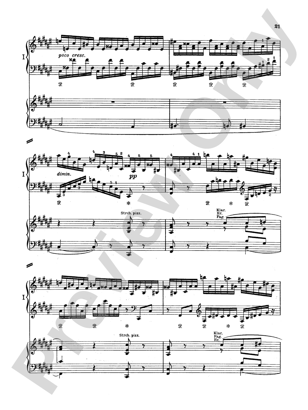 Brahms: Symphonic Variations: Piano Duo (2 Pianos, 4 Hands) Book (2 copies required)