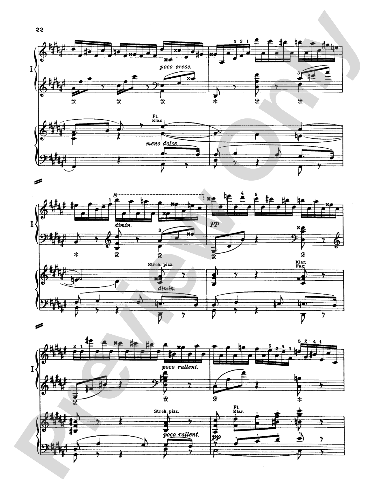 Brahms: Symphonic Variations: Piano Duo (2 Pianos, 4 Hands) Book (2 copies required)