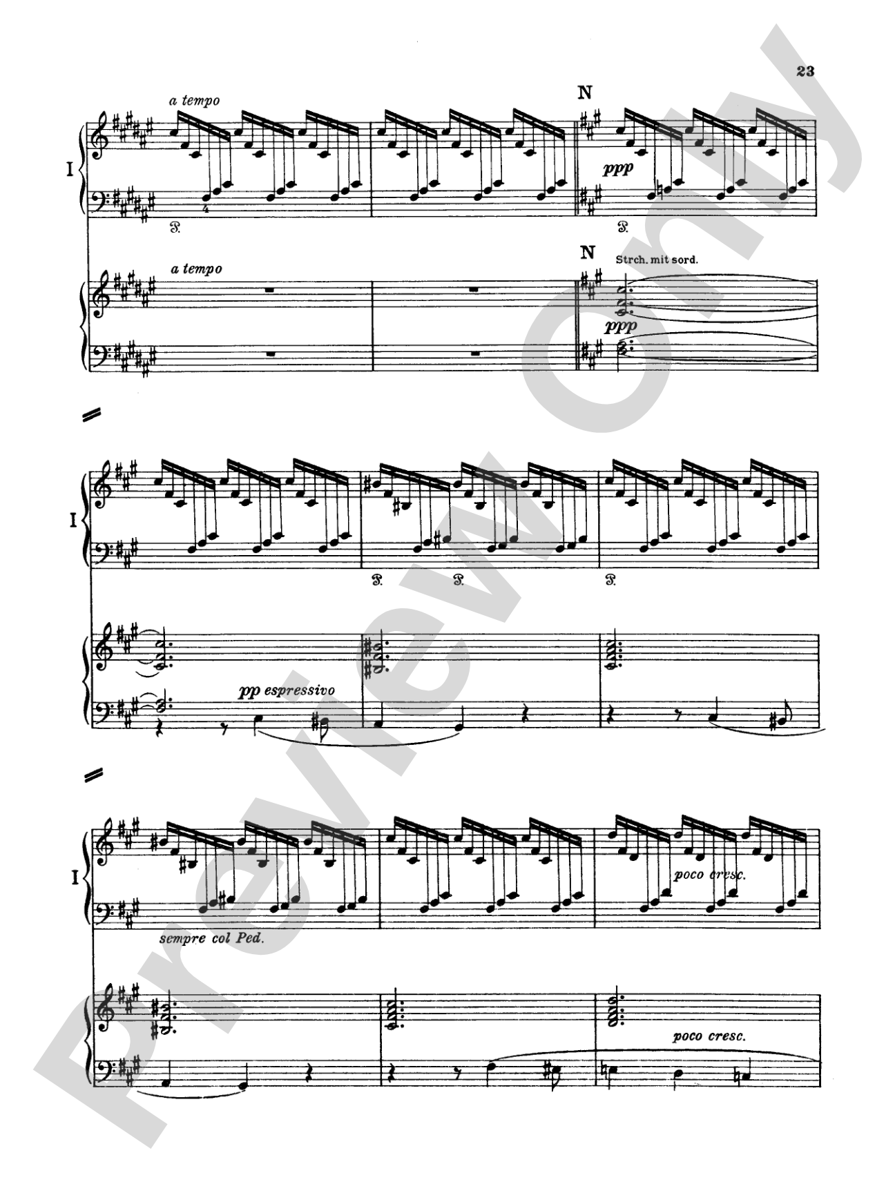 Brahms: Symphonic Variations: Piano Duo (2 Pianos, 4 Hands) Book (2 copies required)