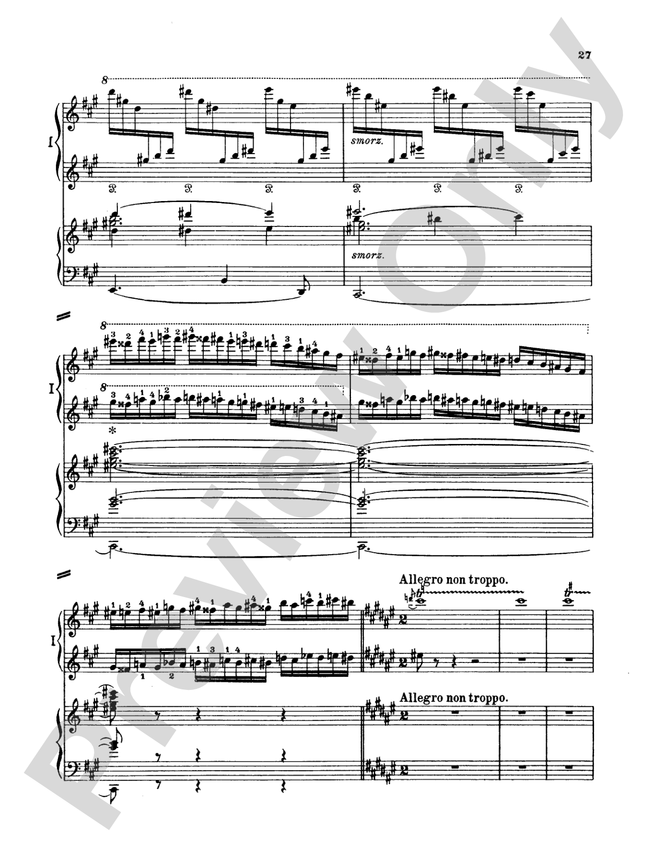 Brahms: Symphonic Variations: Piano Duo (2 Pianos, 4 Hands) Book (2 copies required)