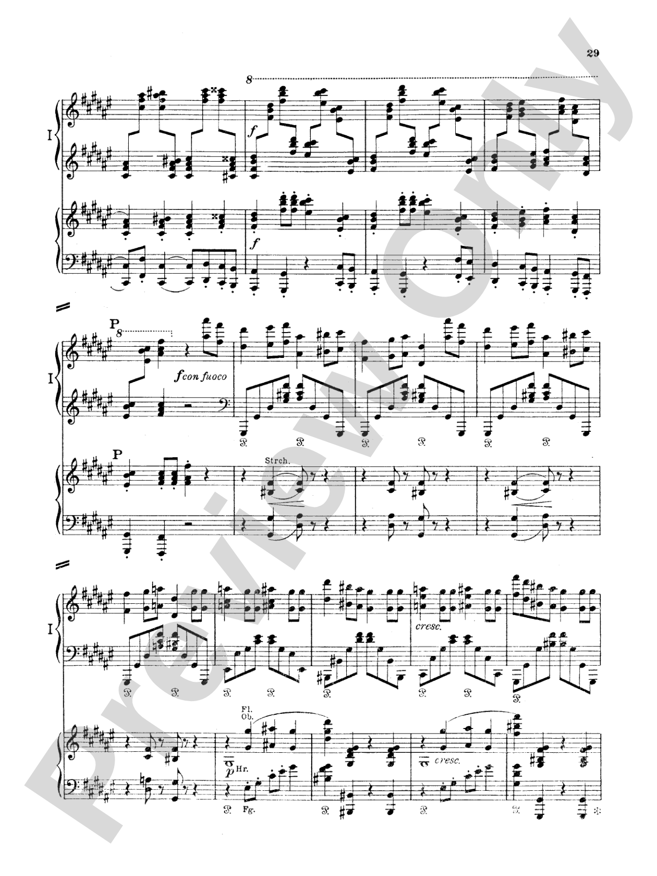 Brahms: Symphonic Variations: Piano Duo (2 Pianos, 4 Hands) Book (2 copies required)