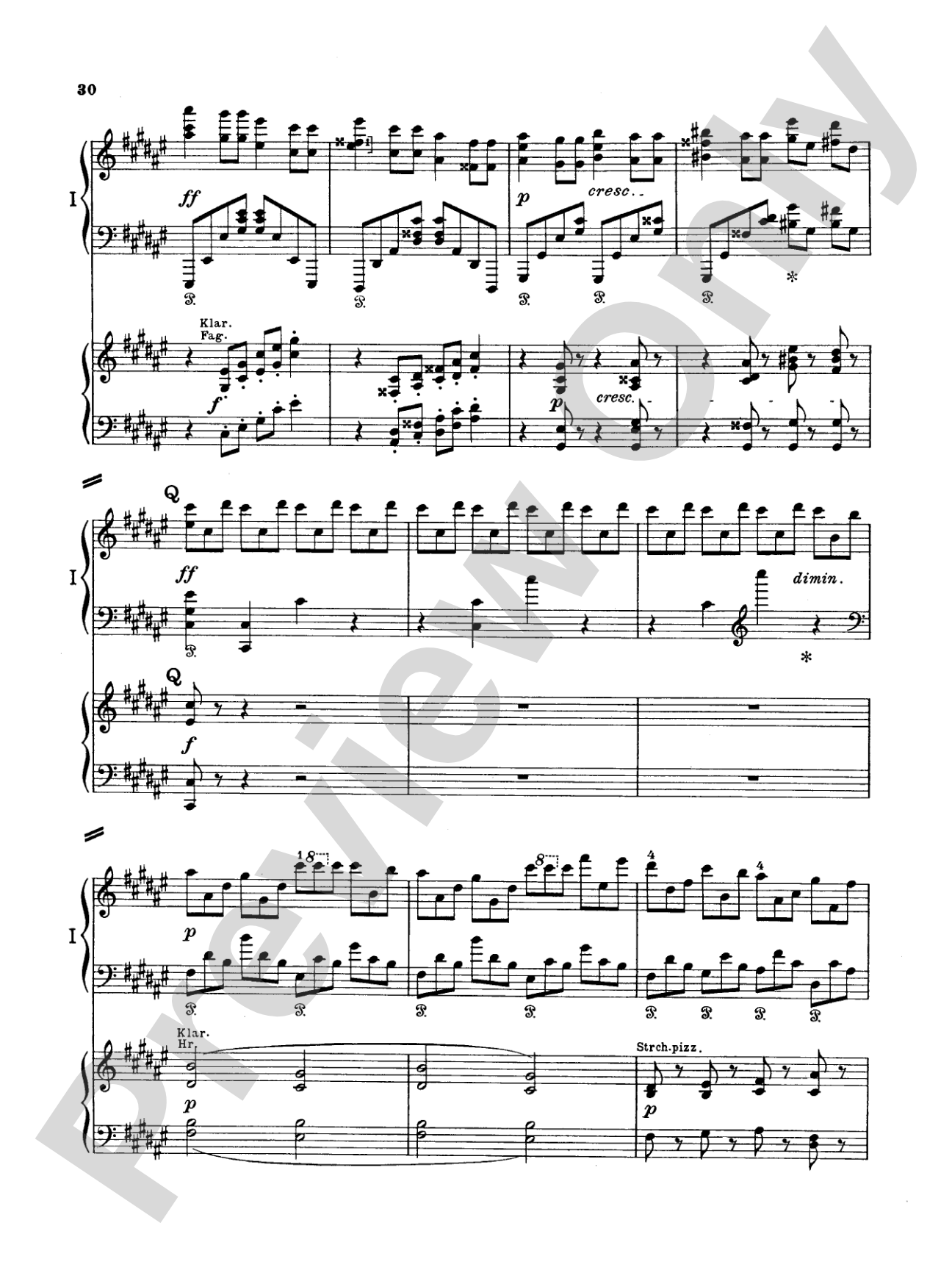 Brahms: Symphonic Variations: Piano Duo (2 Pianos, 4 Hands) Book (2 copies required)