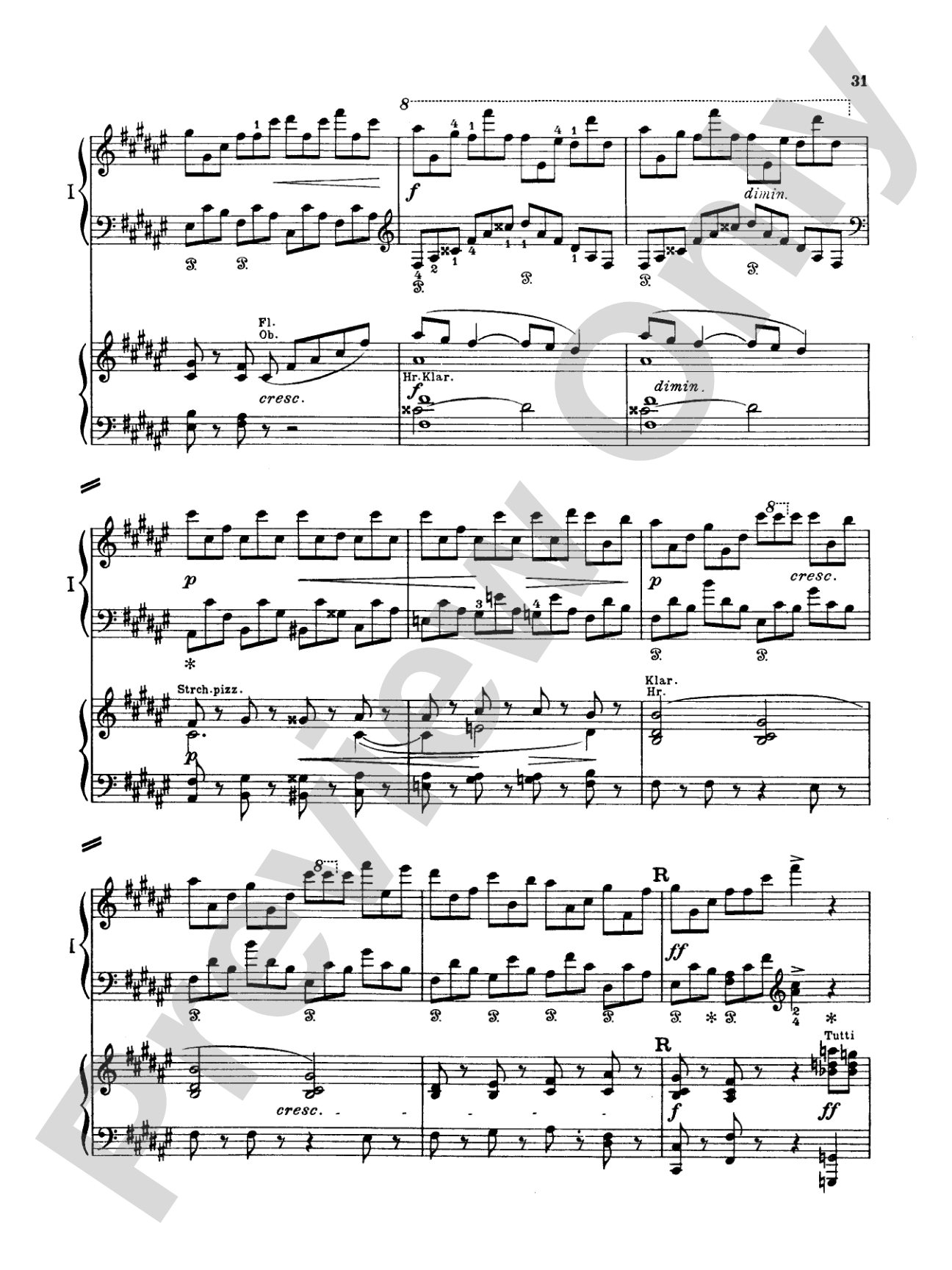 Brahms: Symphonic Variations: Piano Duo (2 Pianos, 4 Hands) Book (2 copies required)