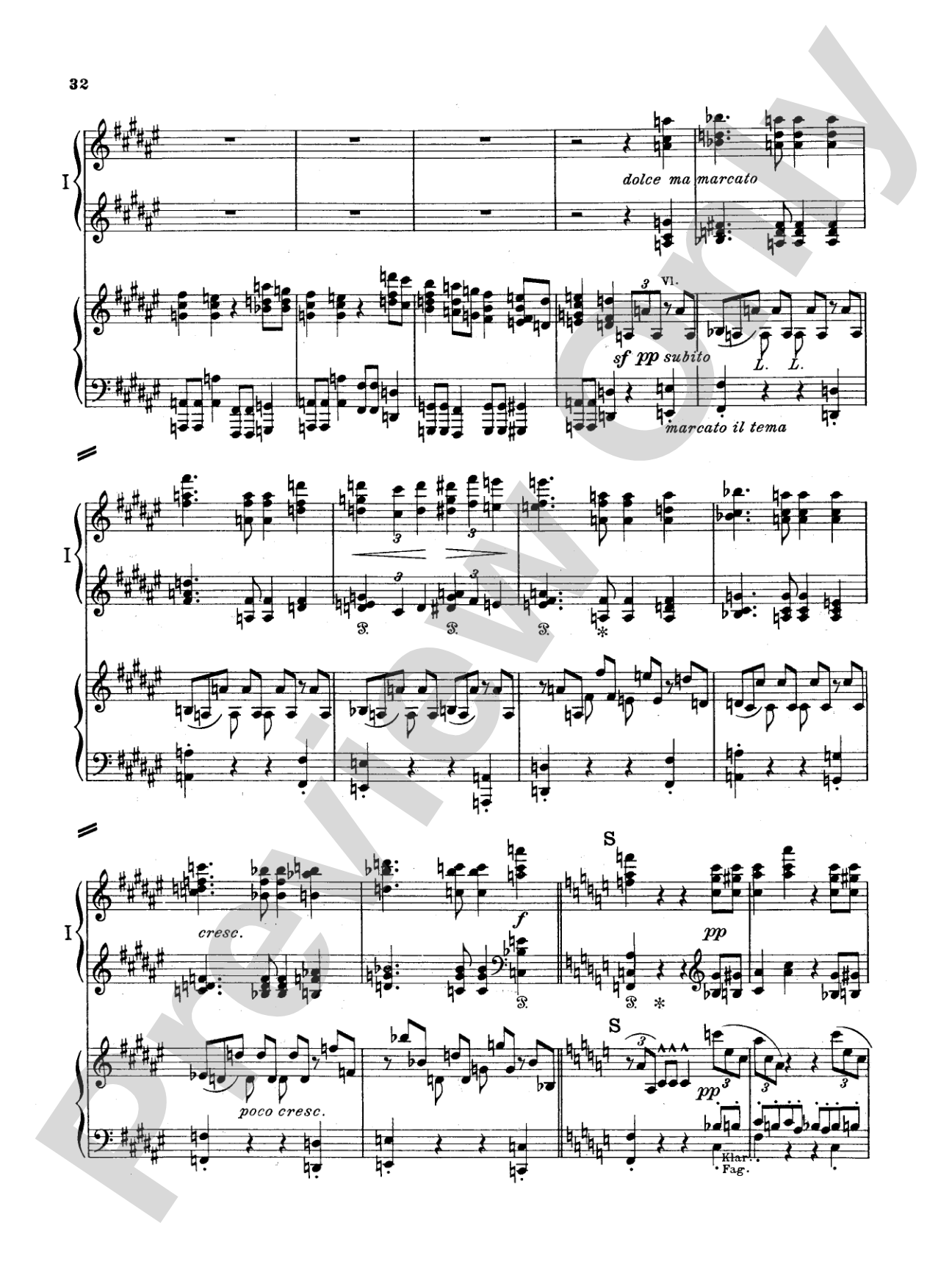 Brahms: Symphonic Variations: Piano Duo (2 Pianos, 4 Hands) Book (2 copies required)