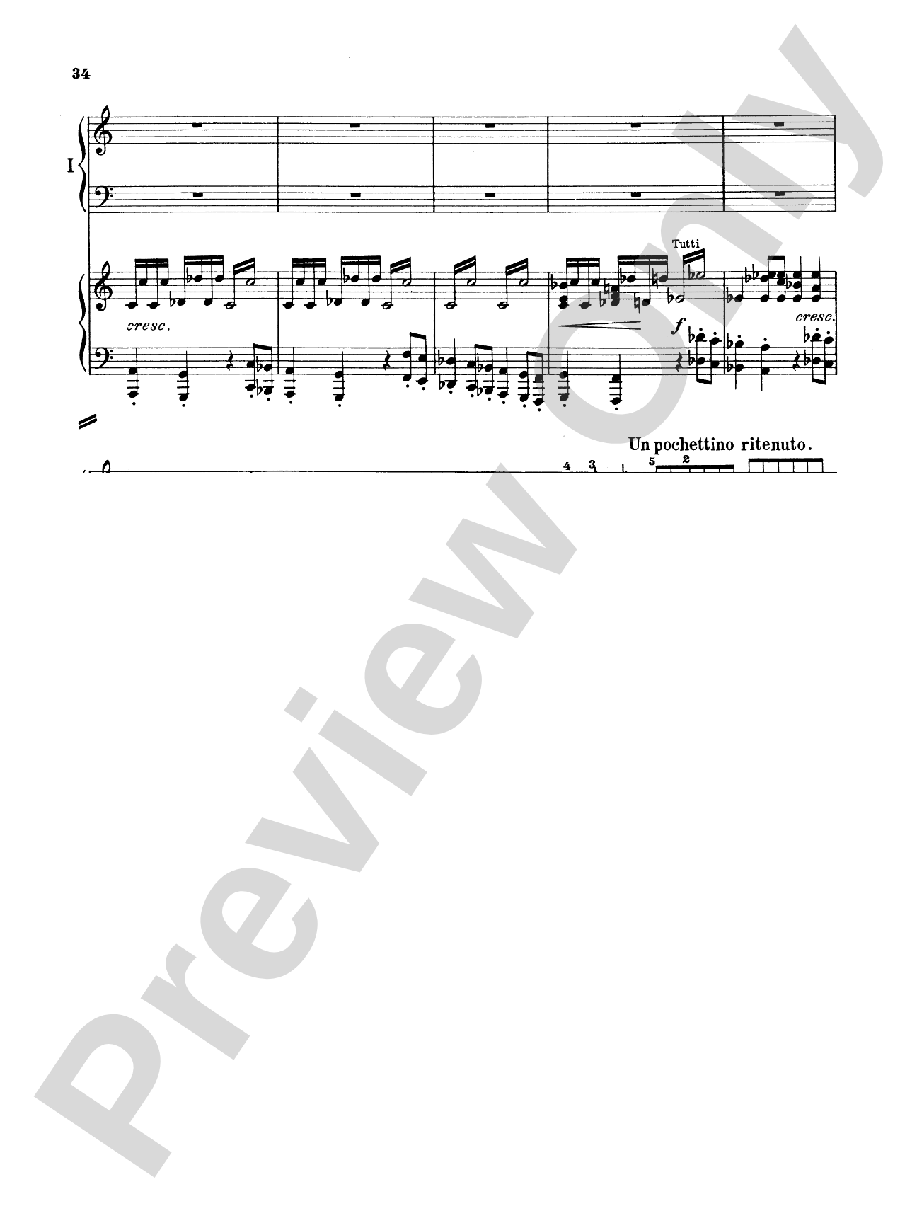 Brahms: Symphonic Variations: Piano Duo (2 Pianos, 4 Hands) Book (2 copies required)