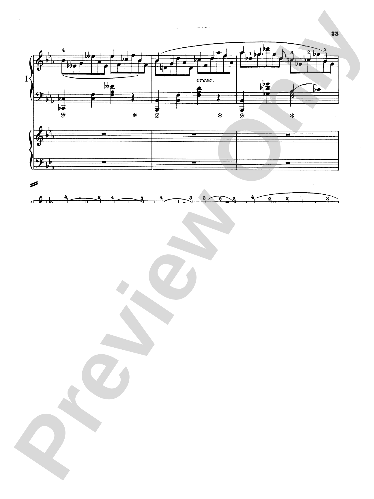 Brahms: Symphonic Variations: Piano Duo (2 Pianos, 4 Hands) Book (2 copies required)