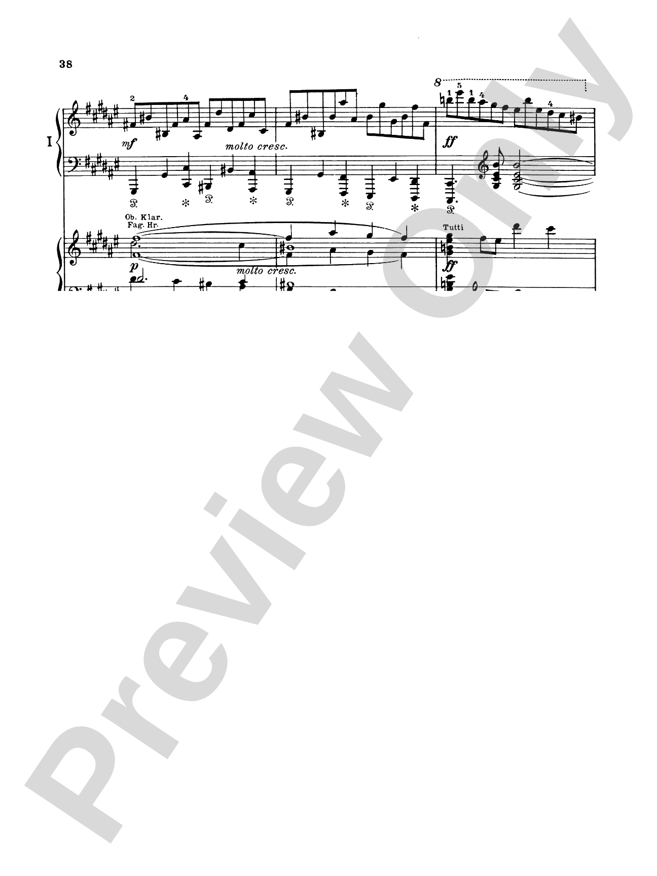 Brahms: Symphonic Variations: Piano Duo (2 Pianos, 4 Hands) Book (2 copies required)