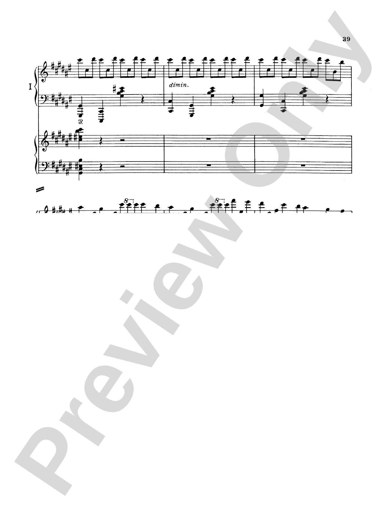 Brahms: Symphonic Variations: Piano Duo (2 Pianos, 4 Hands) Book (2 copies required)