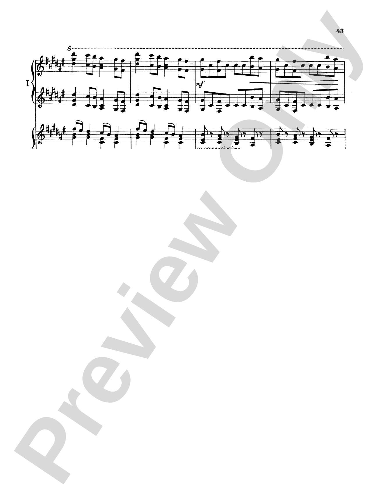 Brahms: Symphonic Variations: Piano Duo (2 Pianos, 4 Hands) Book (2 copies required)