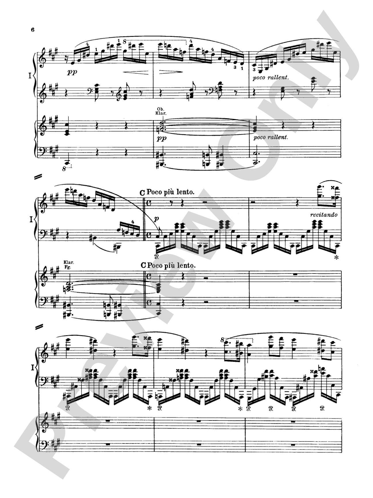 Brahms: Symphonic Variations: Piano Duo (2 Pianos, 4 Hands) Book (2 copies required)