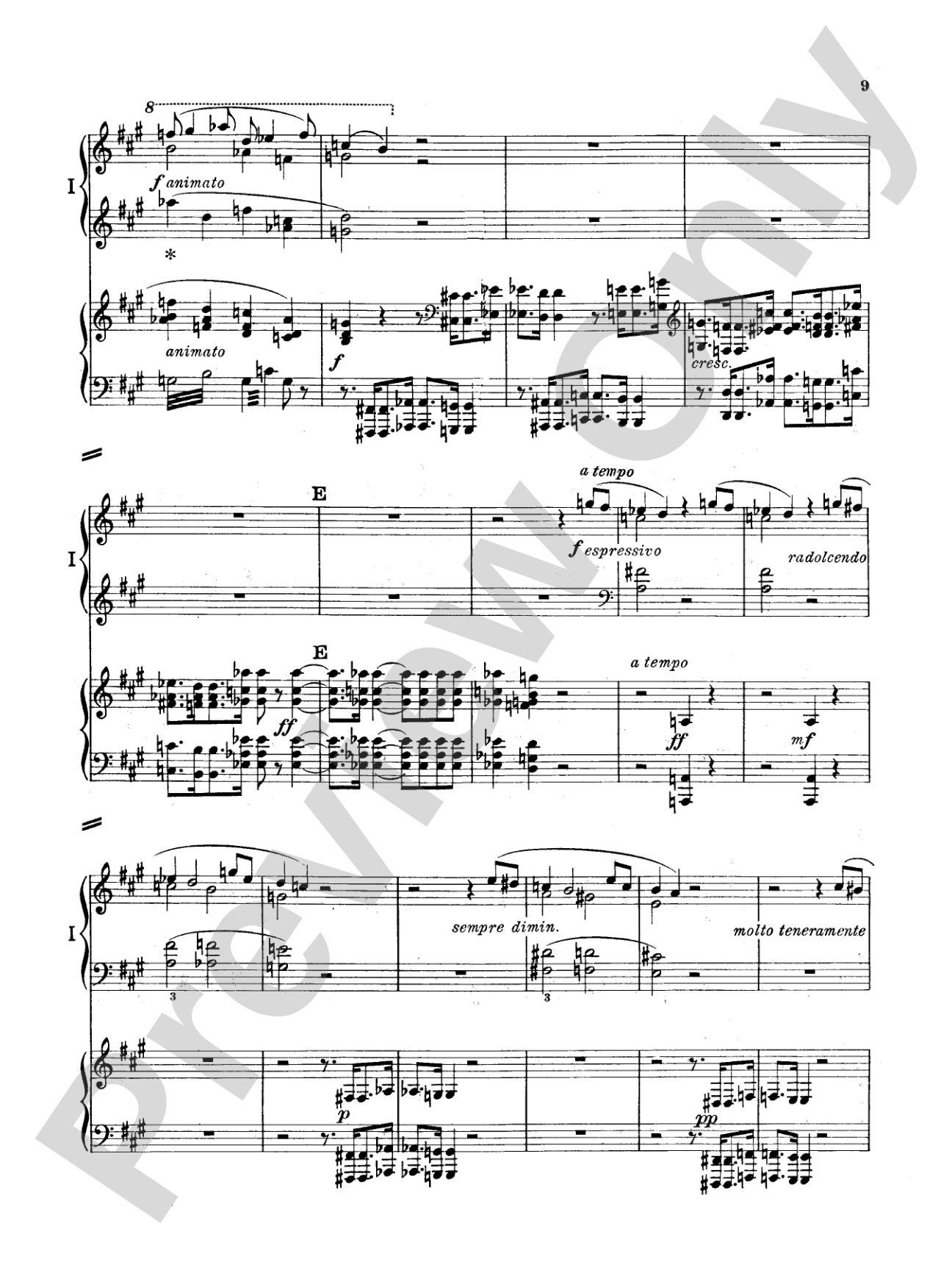 Brahms: Symphonic Variations: Piano Duo (2 Pianos, 4 Hands) Book (2 copies required)