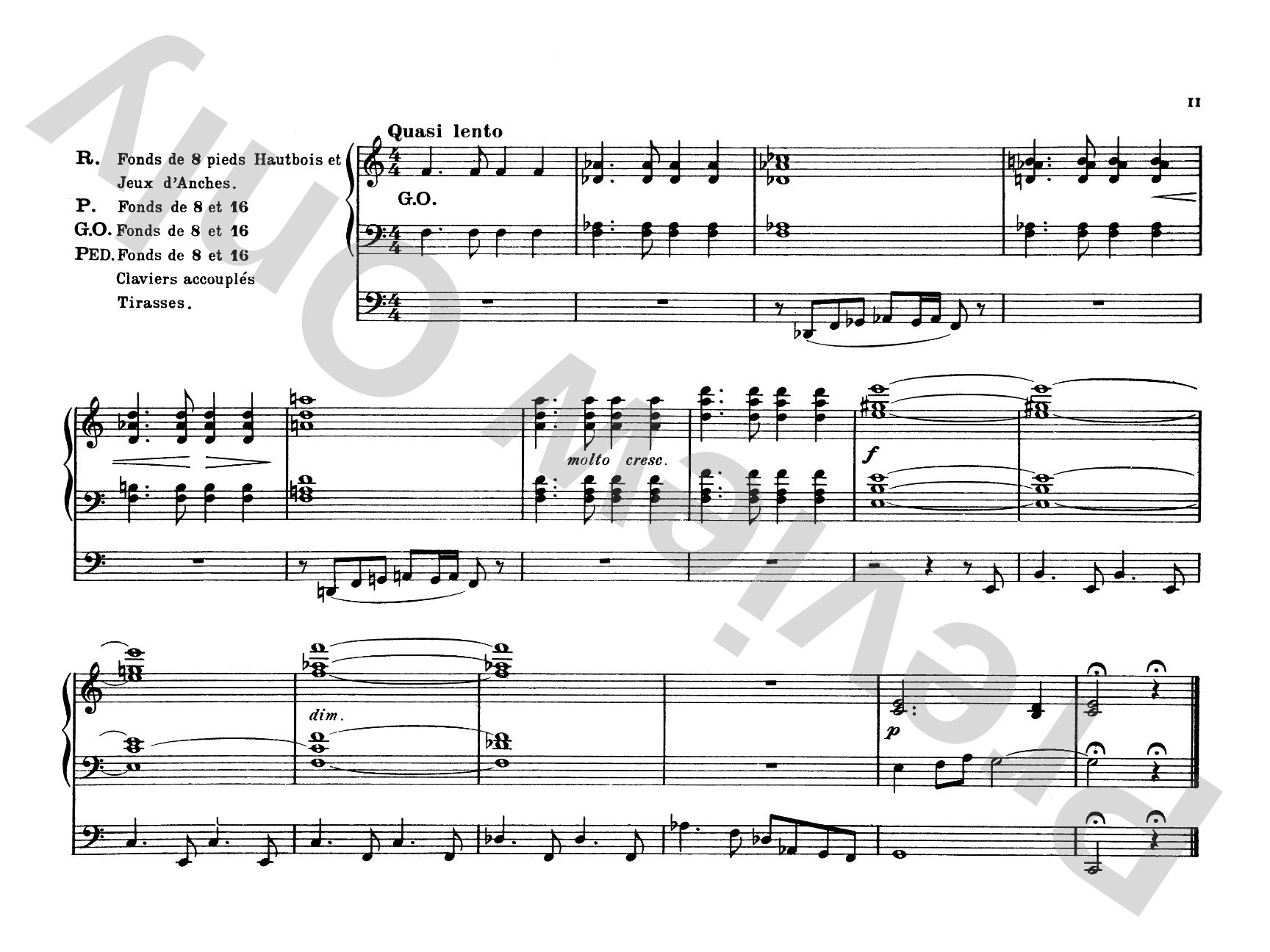 Franck: Complete Organ Works, Volume I: Organ Comb Bound Book