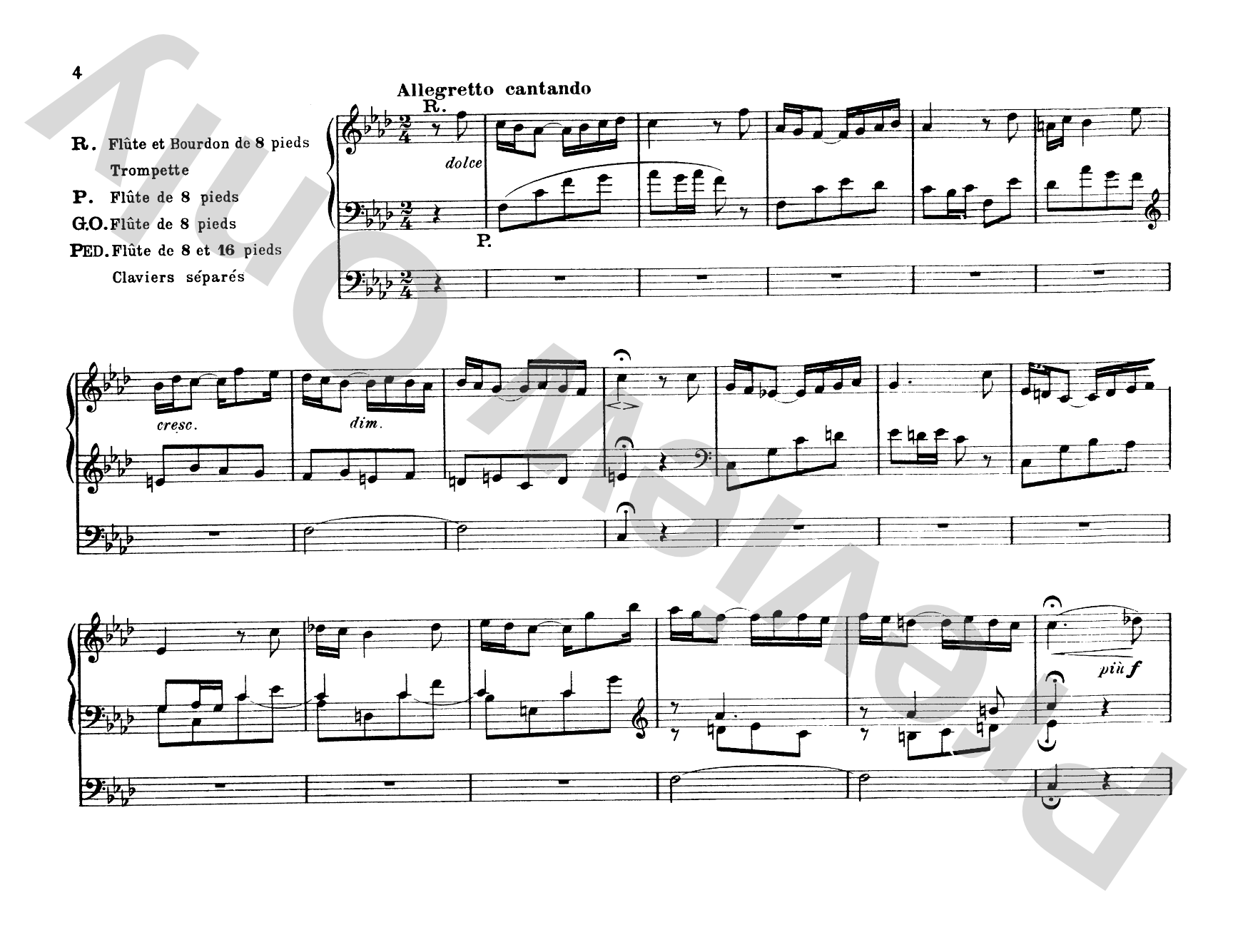 Franck: Complete Organ Works, Volume I: Organ Comb Bound Book