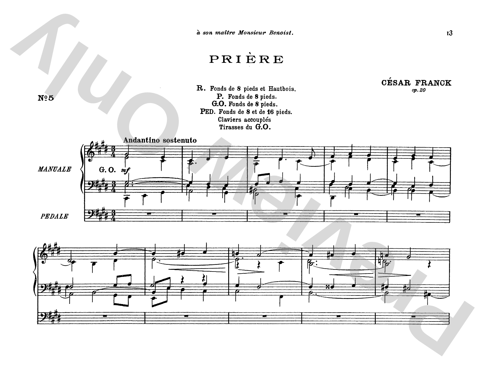 Franck: Complete Organ Works, Volume II