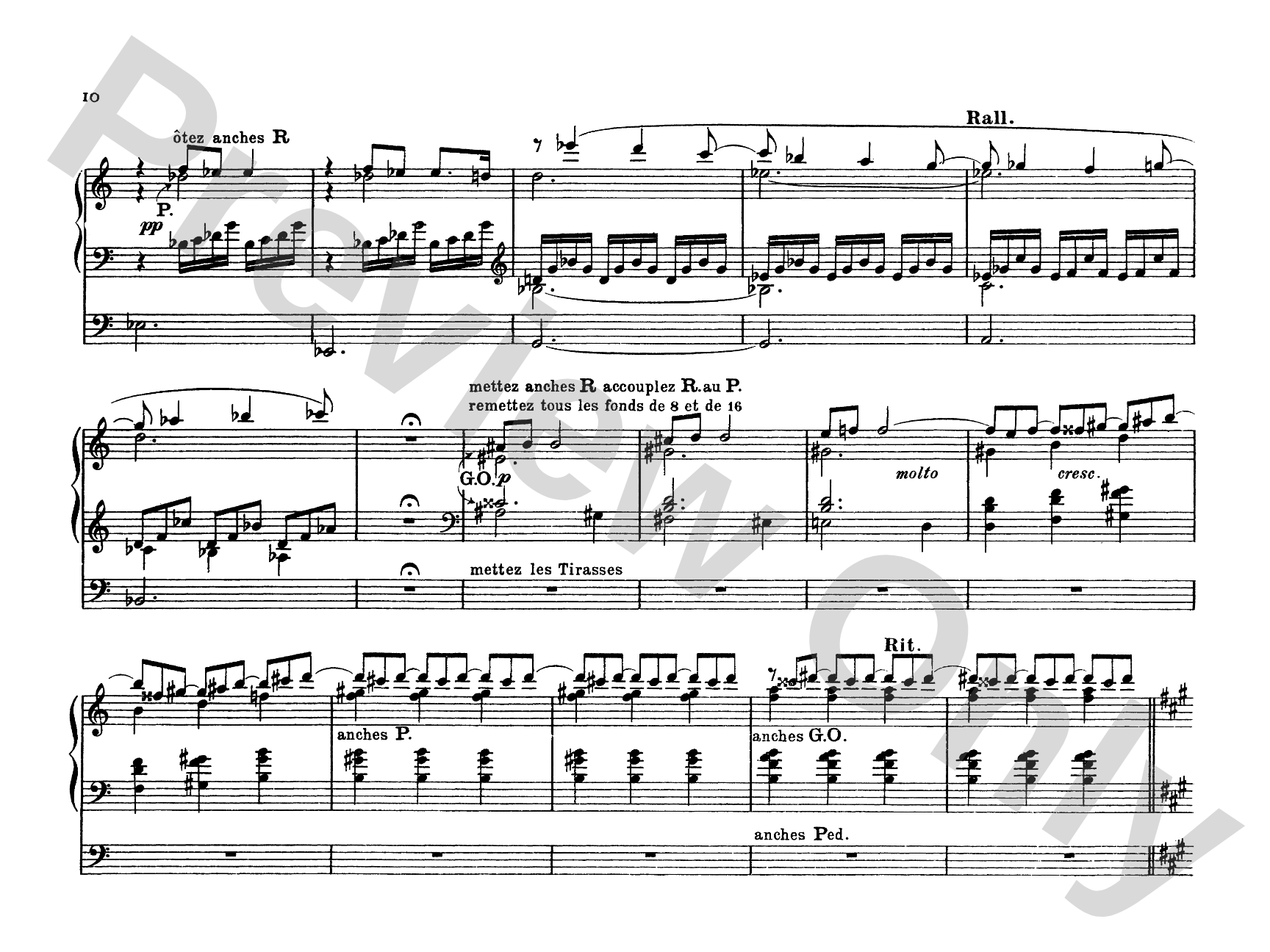 Franck: Complete Organ Works, Volume III: Organ Comb Bound Book