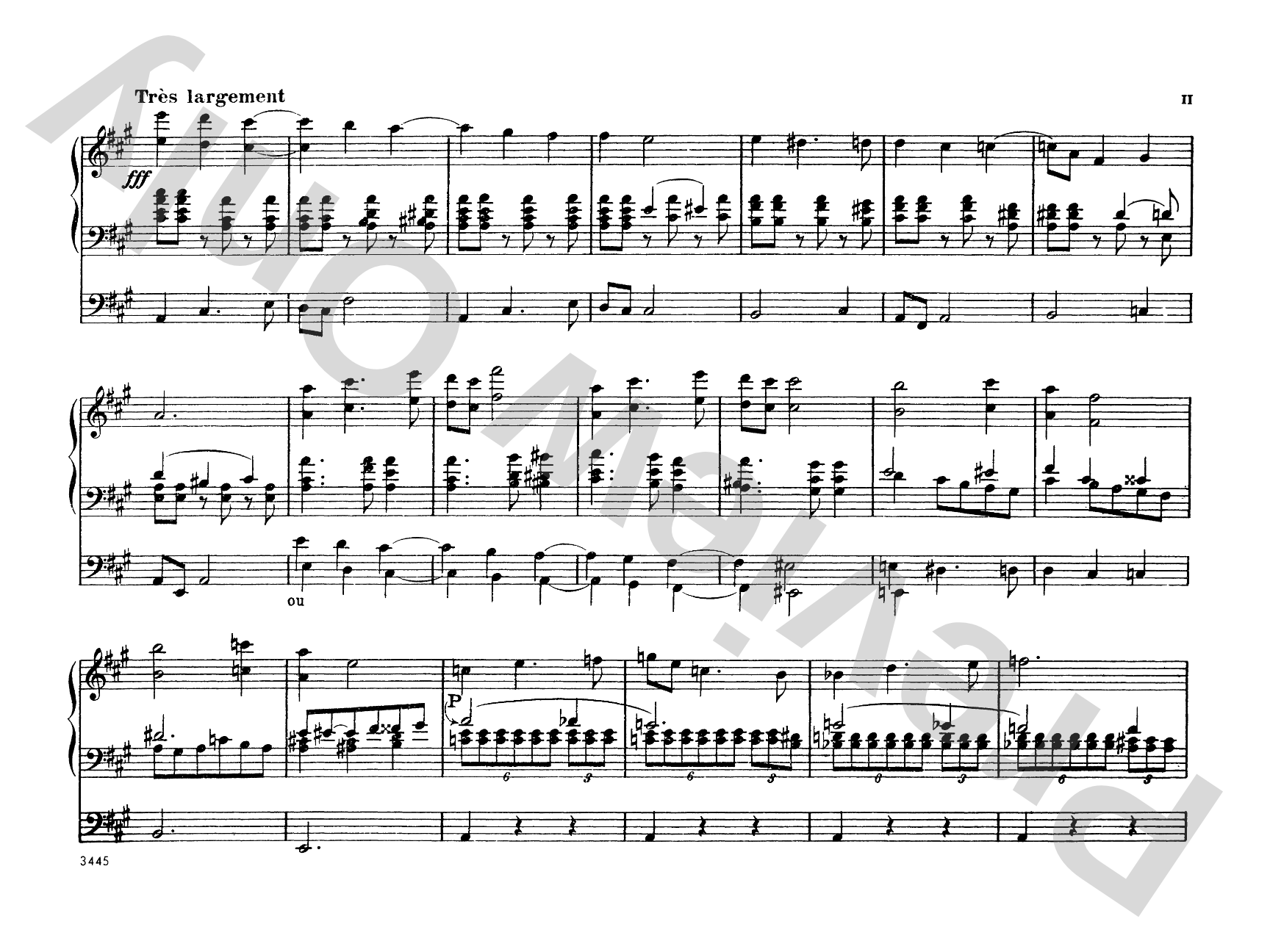 Franck: Complete Organ Works, Volume III: Organ Comb Bound Book