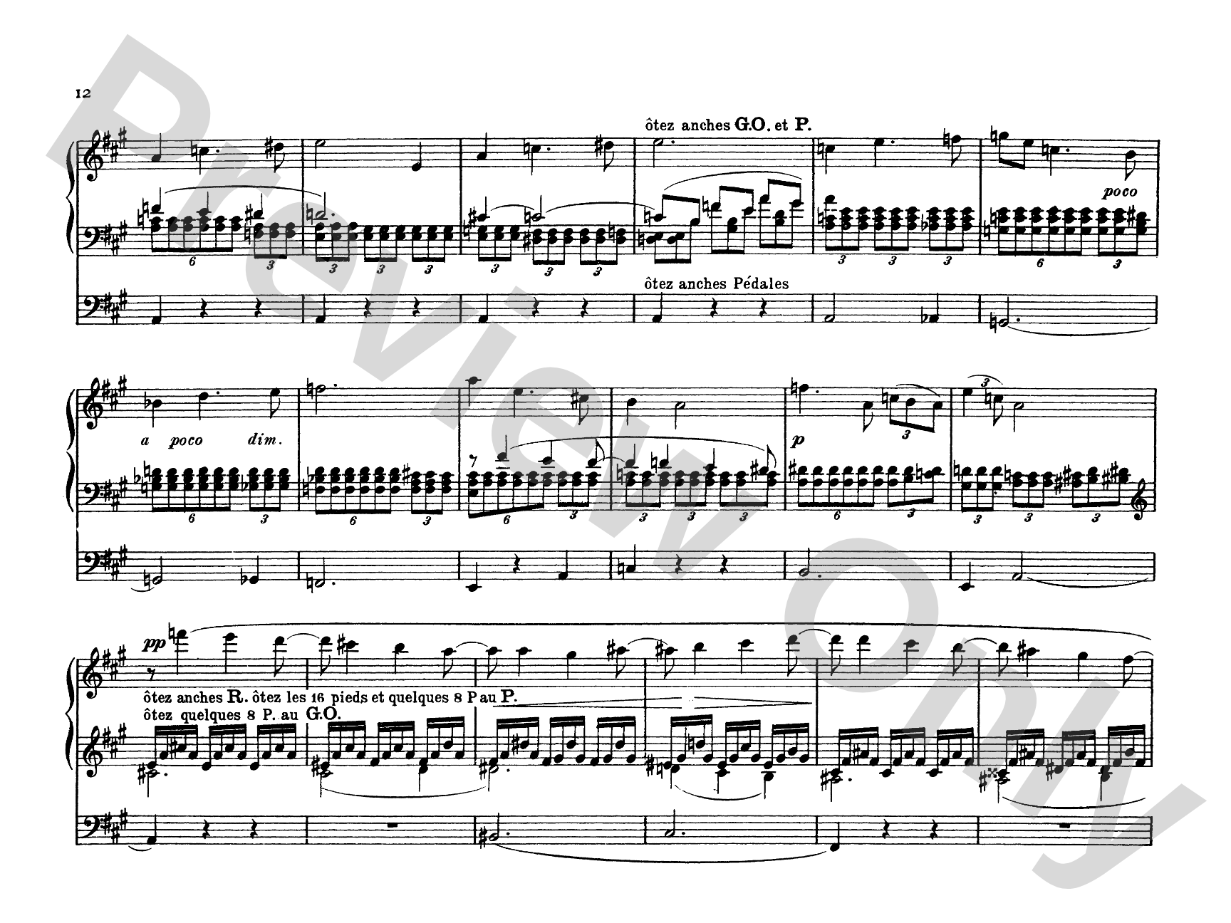 Franck: Complete Organ Works, Volume III: Organ Comb Bound Book