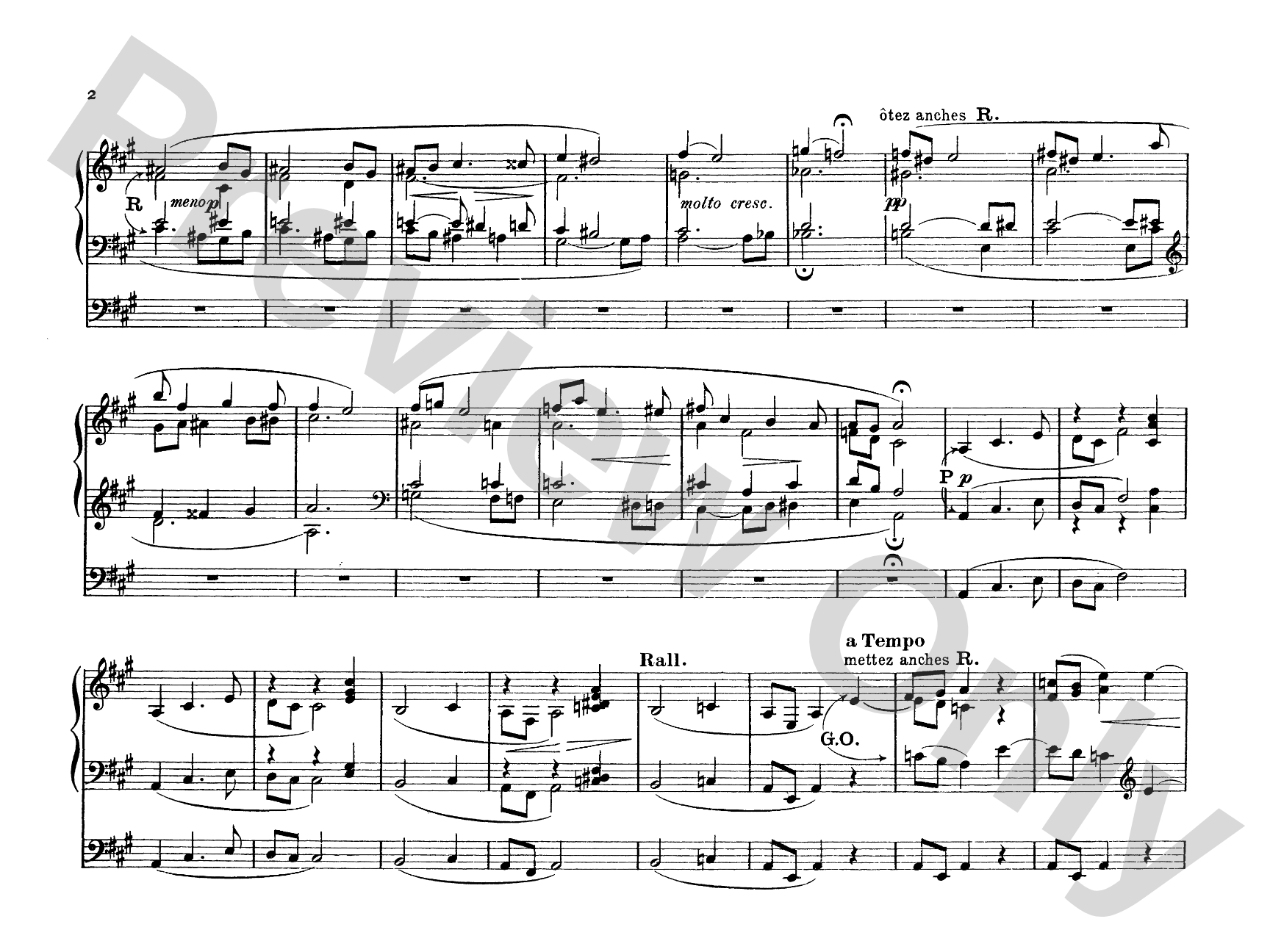 Franck: Complete Organ Works, Volume III: Organ Comb Bound Book