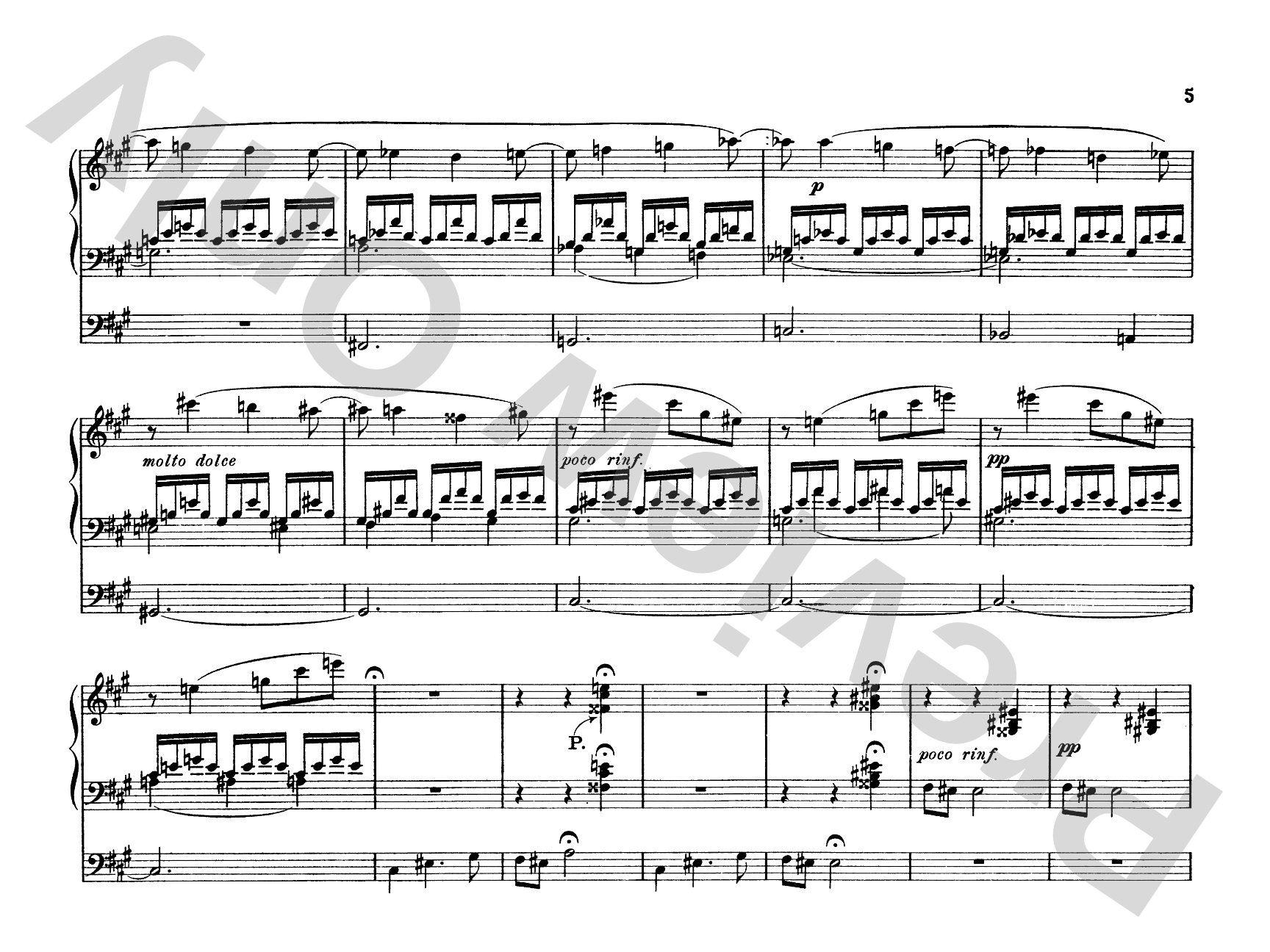 Franck: Complete Organ Works, Volume III: Organ Comb Bound Book