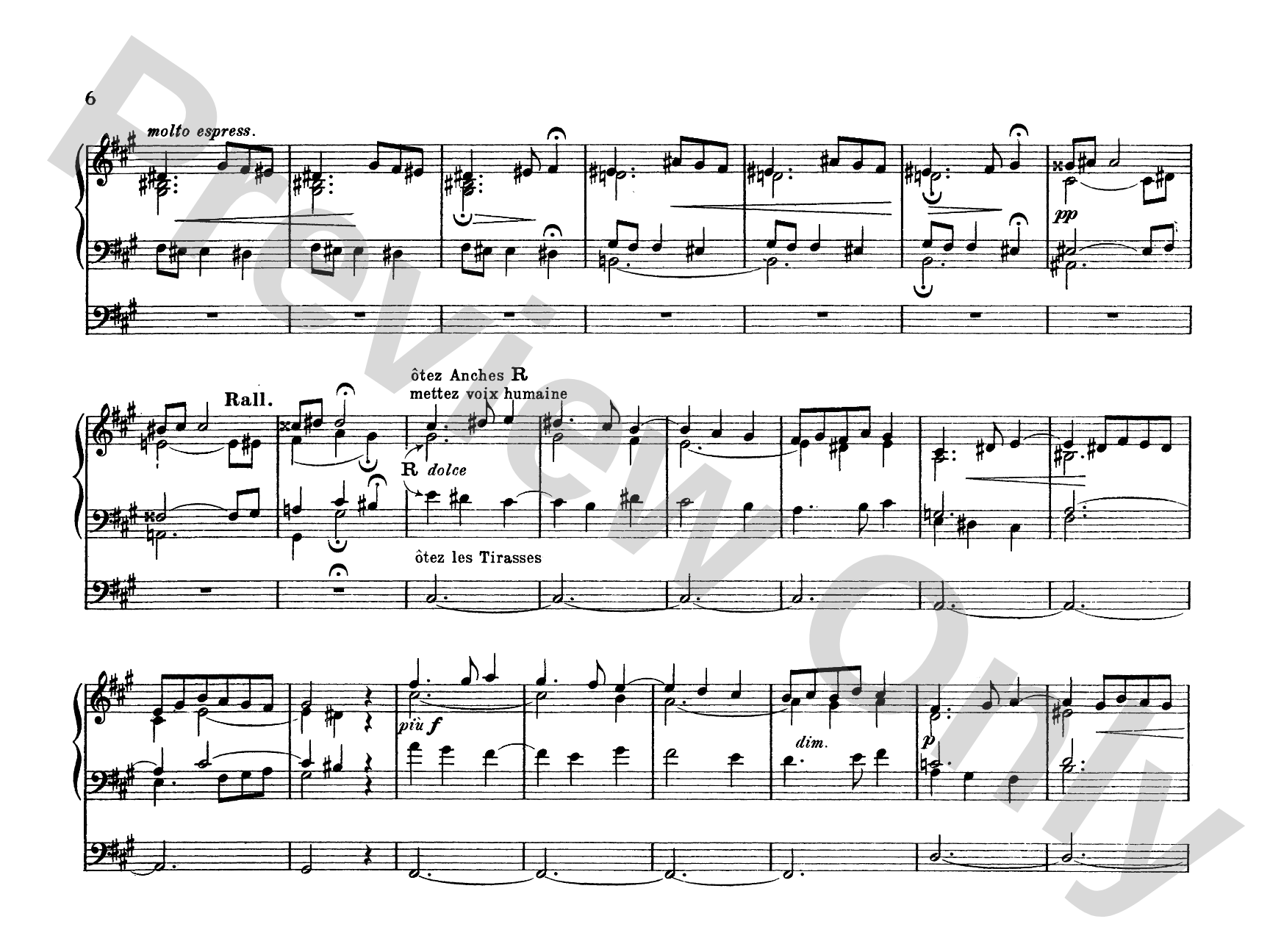 Franck: Complete Organ Works, Volume III: Organ Comb Bound Book