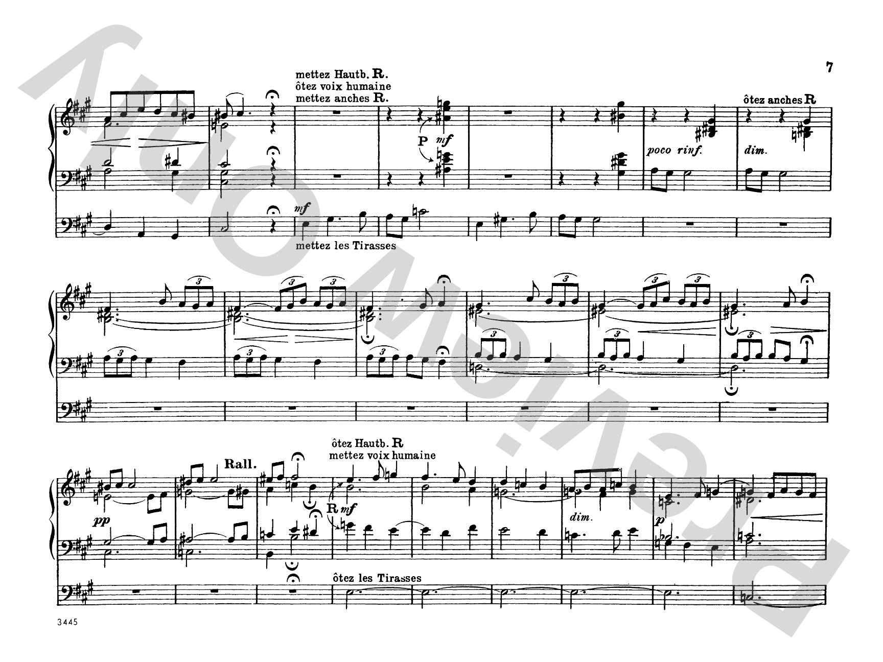 Franck: Complete Organ Works, Volume III: Organ Comb Bound Book