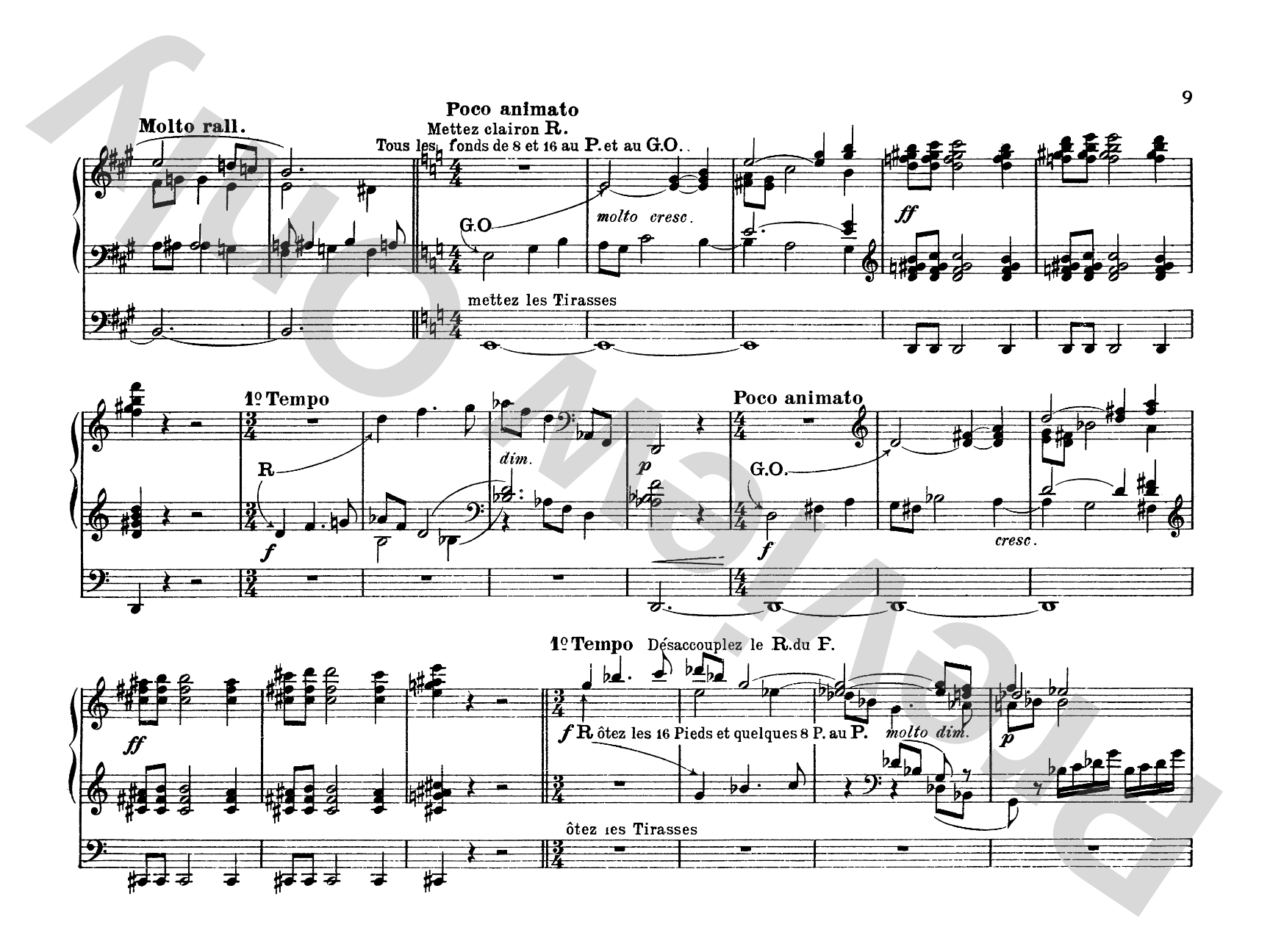 Franck: Complete Organ Works, Volume III: Organ Comb Bound Book
