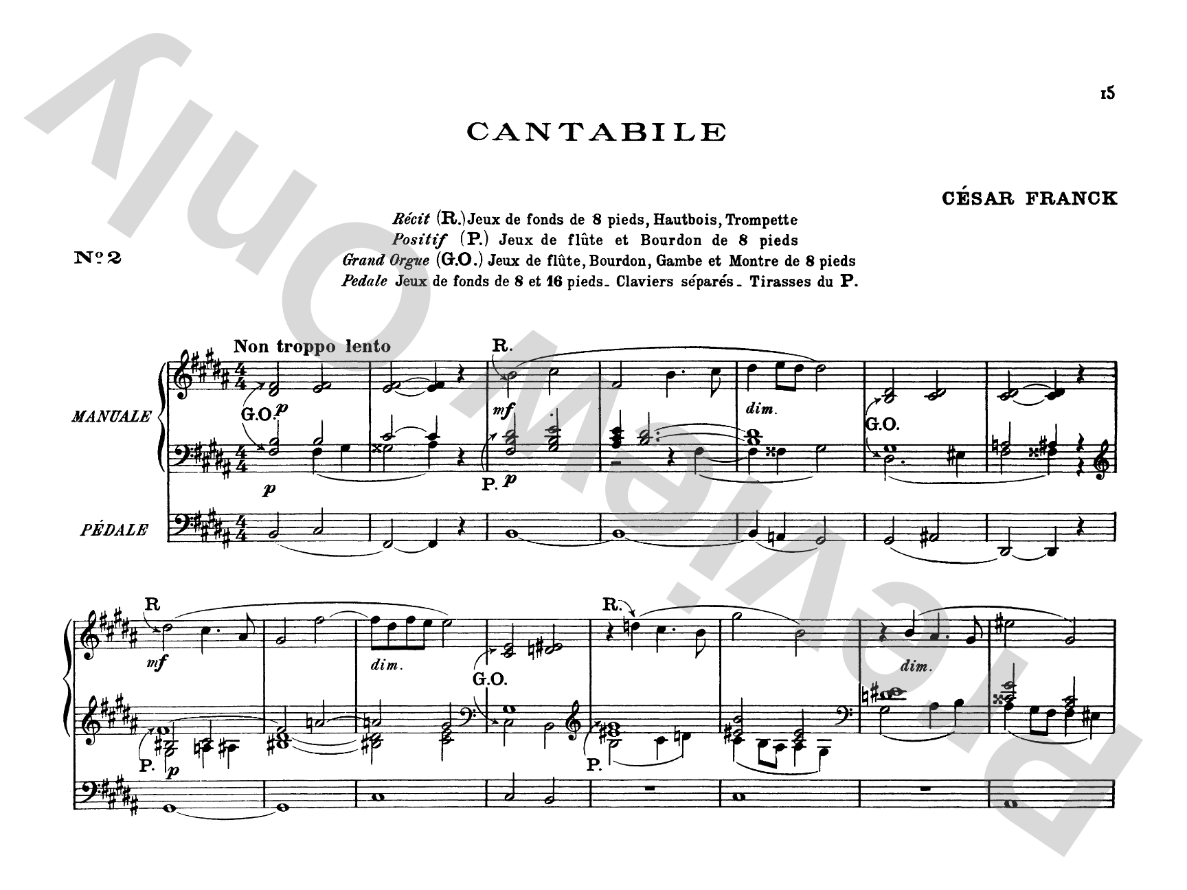 Franck: Complete Organ Works, Volume III