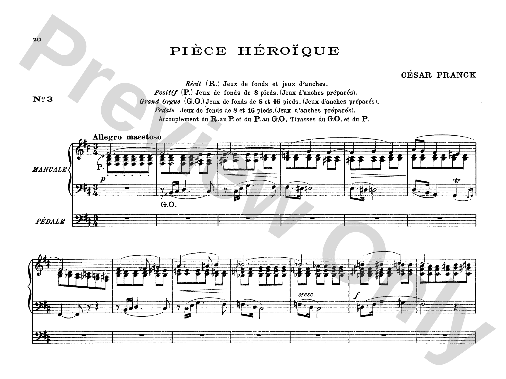 Franck: Complete Organ Works, Volume III