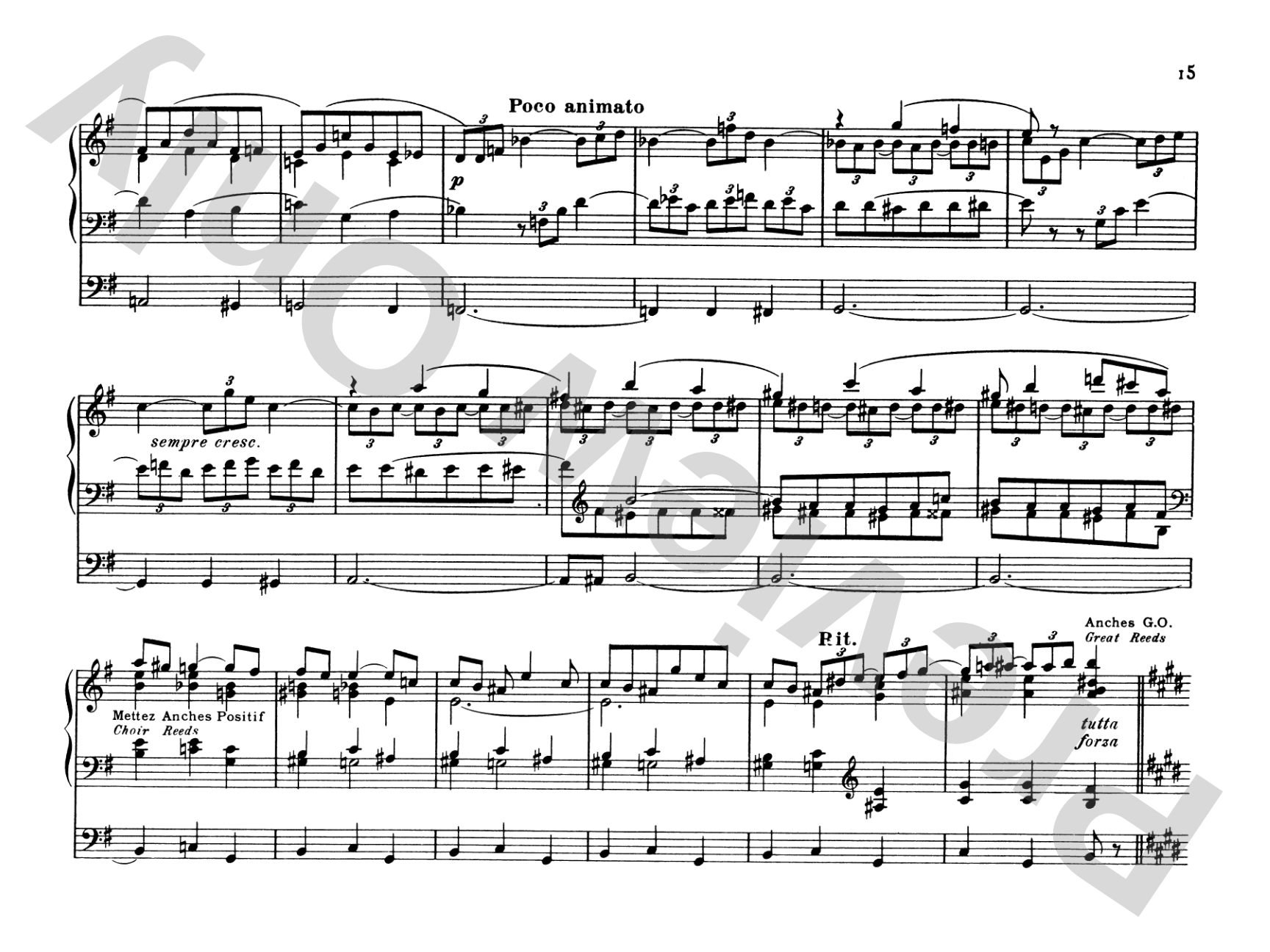 Franck: Complete Organ Works, Volume IV: Organ Comb Bound Book