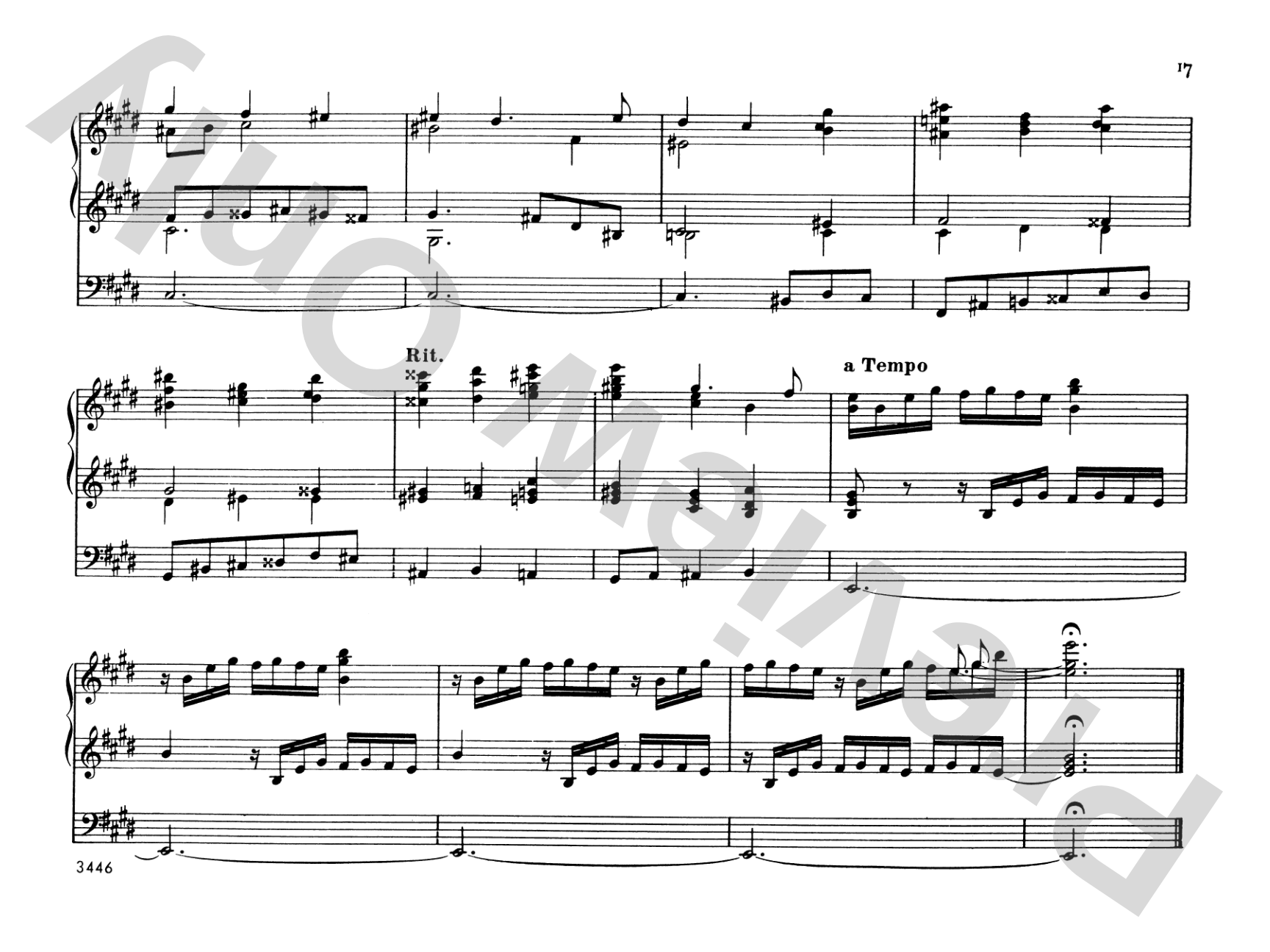 Franck: Complete Organ Works, Volume IV: Organ Comb Bound Book