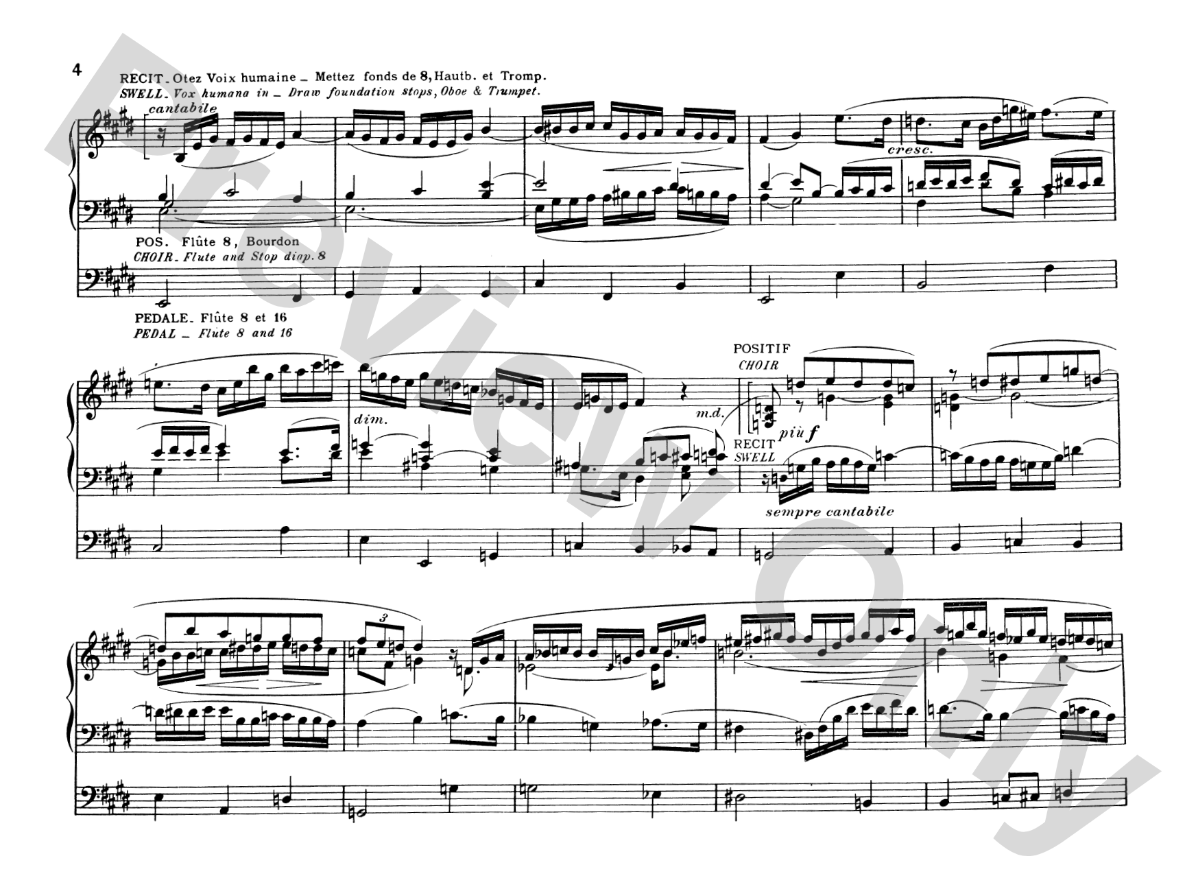 Franck: Complete Organ Works, Volume IV: Organ Comb Bound Book