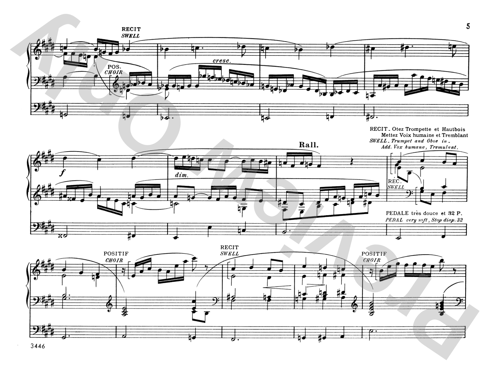 Franck: Complete Organ Works, Volume IV: Organ Comb Bound Book