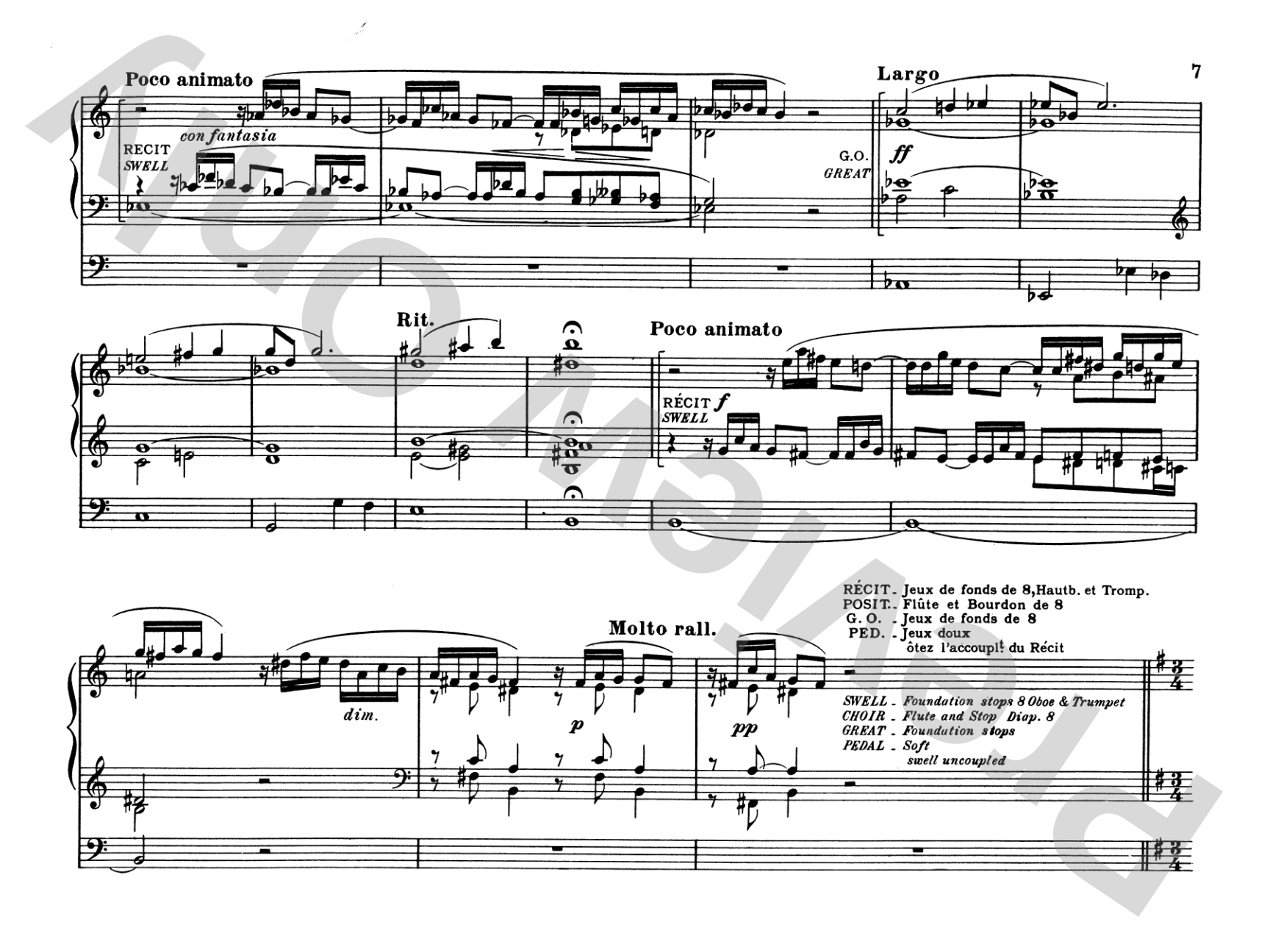 Franck: Complete Organ Works, Volume IV: Organ Comb Bound Book