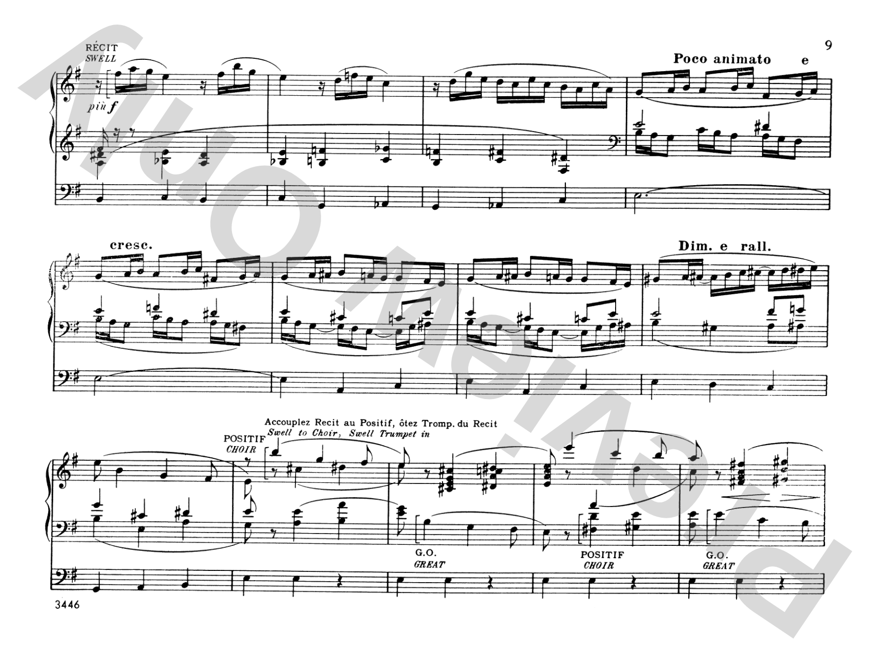 Franck: Complete Organ Works, Volume IV: Organ Comb Bound Book