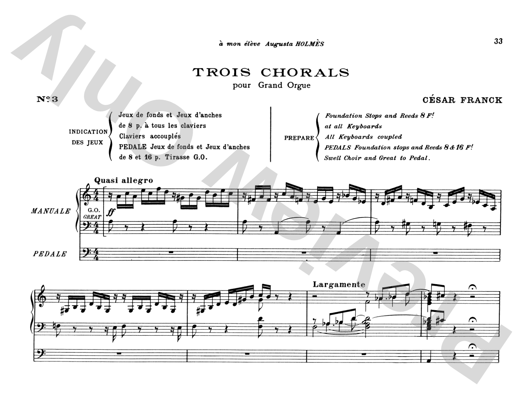 Franck: Complete Organ Works, Volume IV